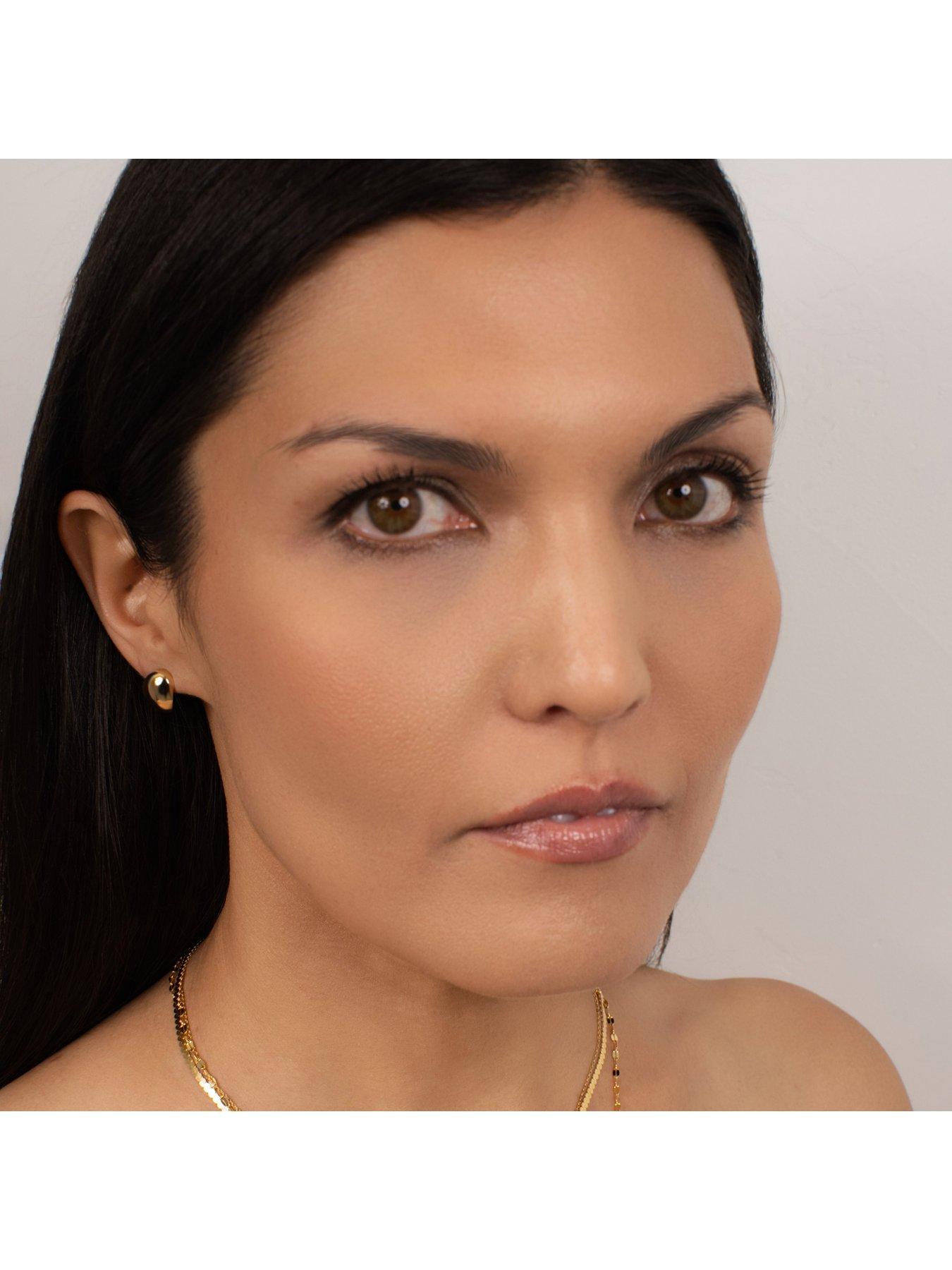 Image 3 of 6 of Kleora ODYSSEY Modern Electrum Half Hoop Earrings