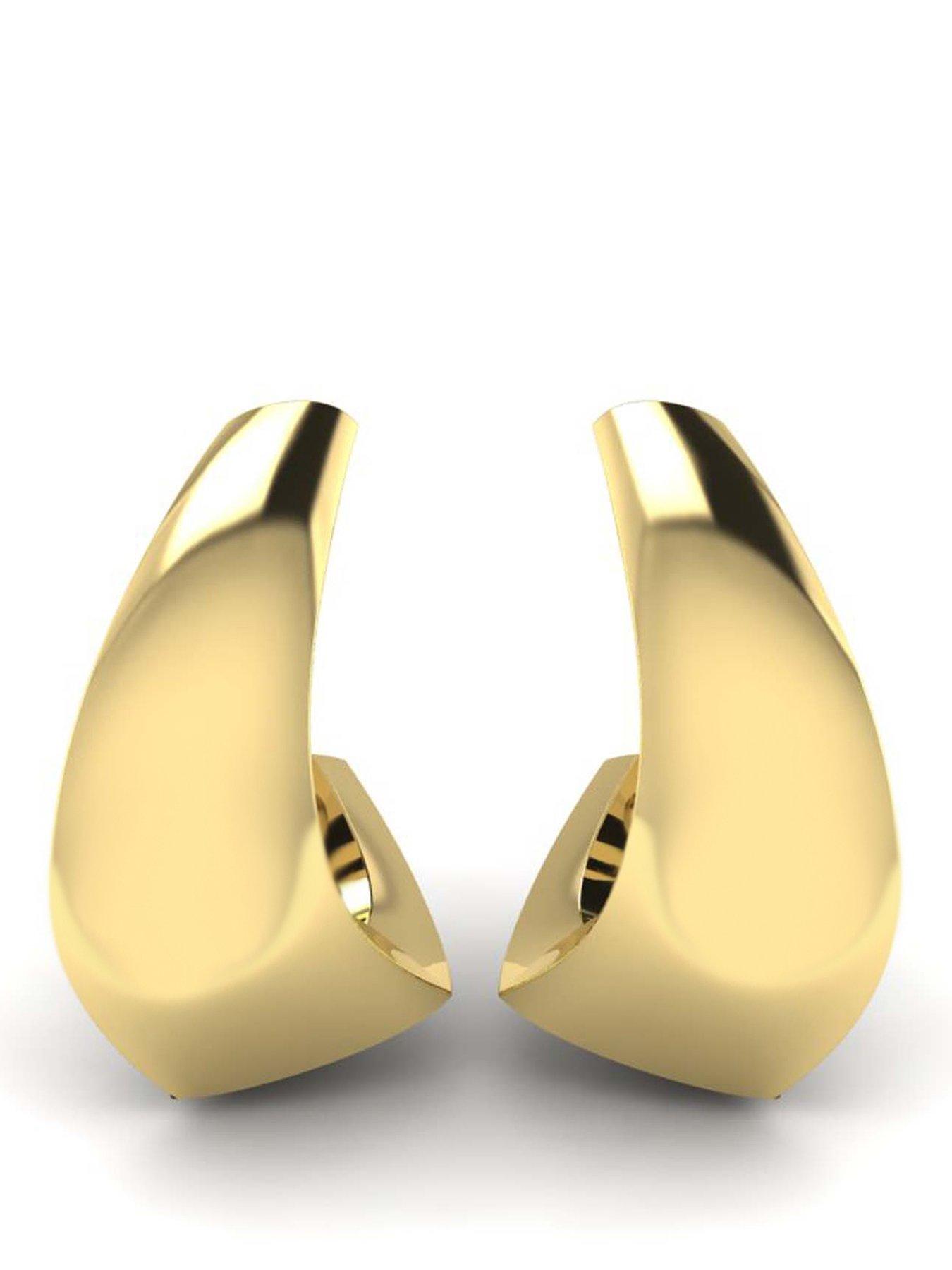 Kleora ODYSSEY Modern Electrum Curved Earrings