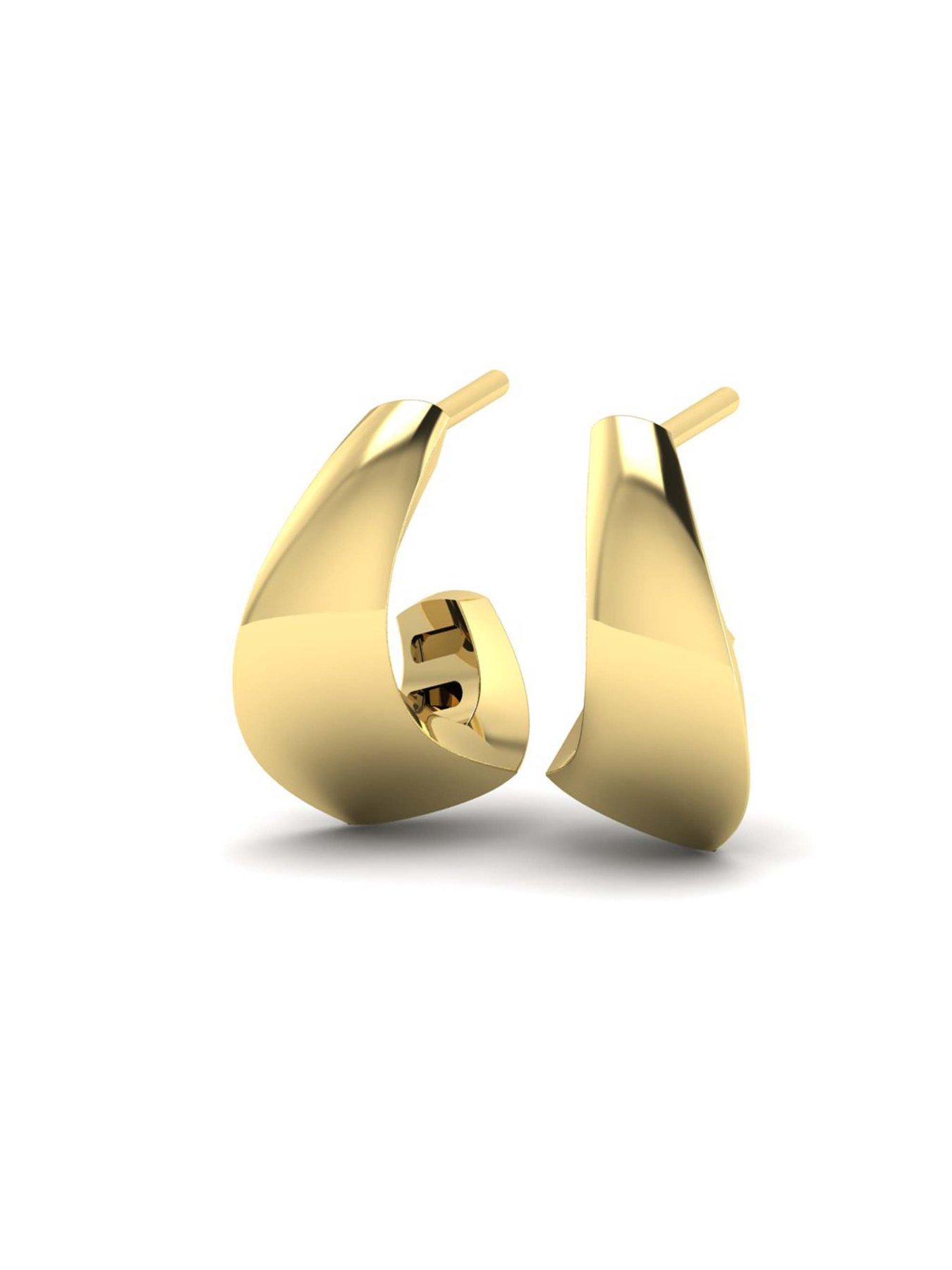 Image 2 of 5 of Kleora ODYSSEY Modern Electrum Curved Earrings