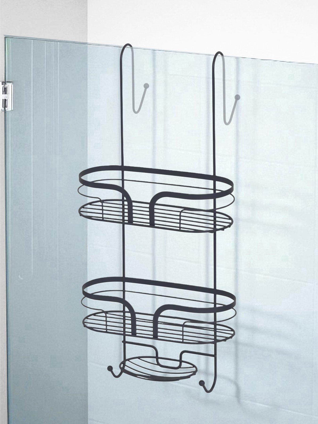 Showerdrape Dante 2 Tier Over Door Hook Door Shower Caddy