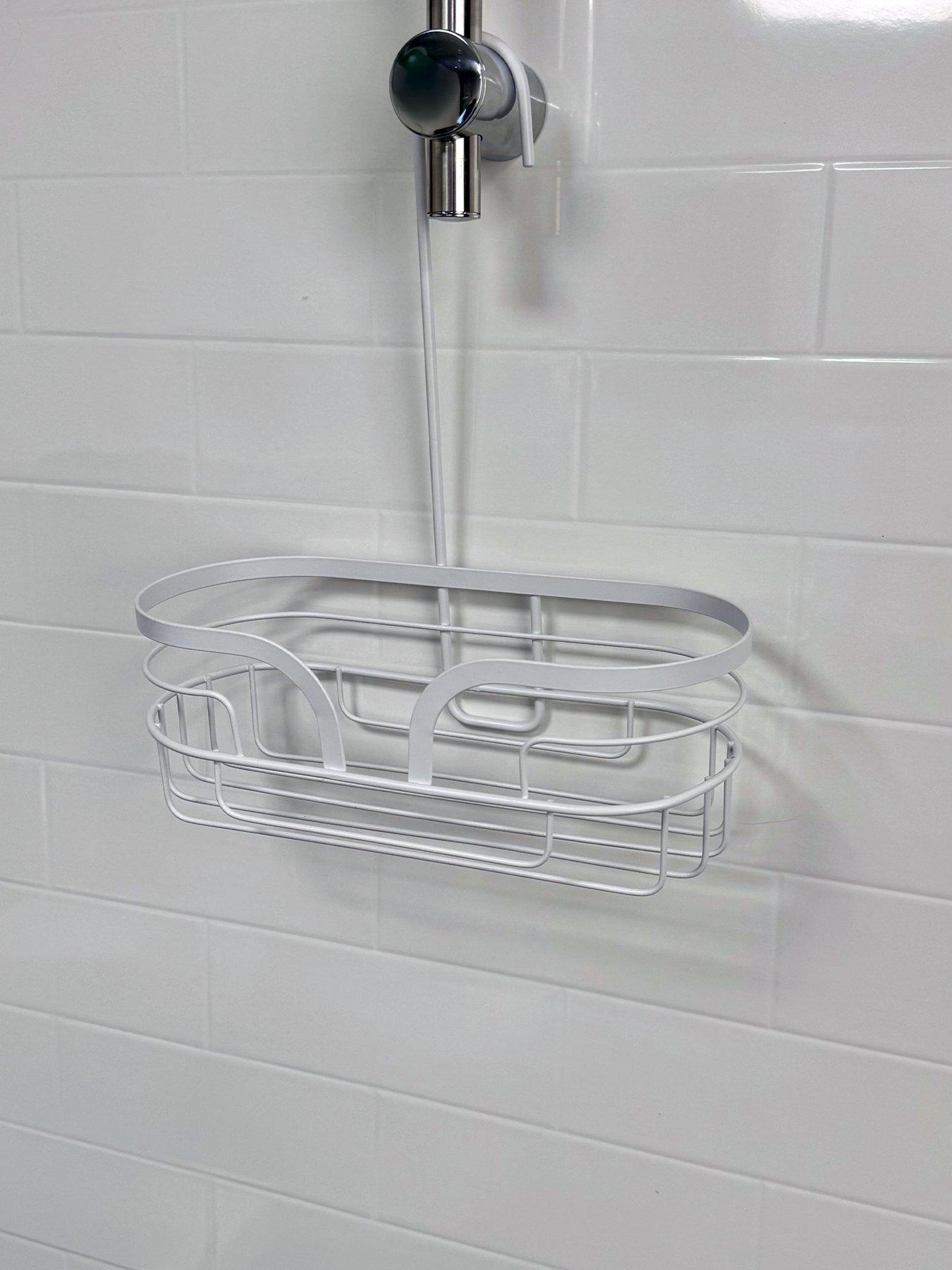 Image 3 of 5 of Showerdrape Dante Mini Caddy White