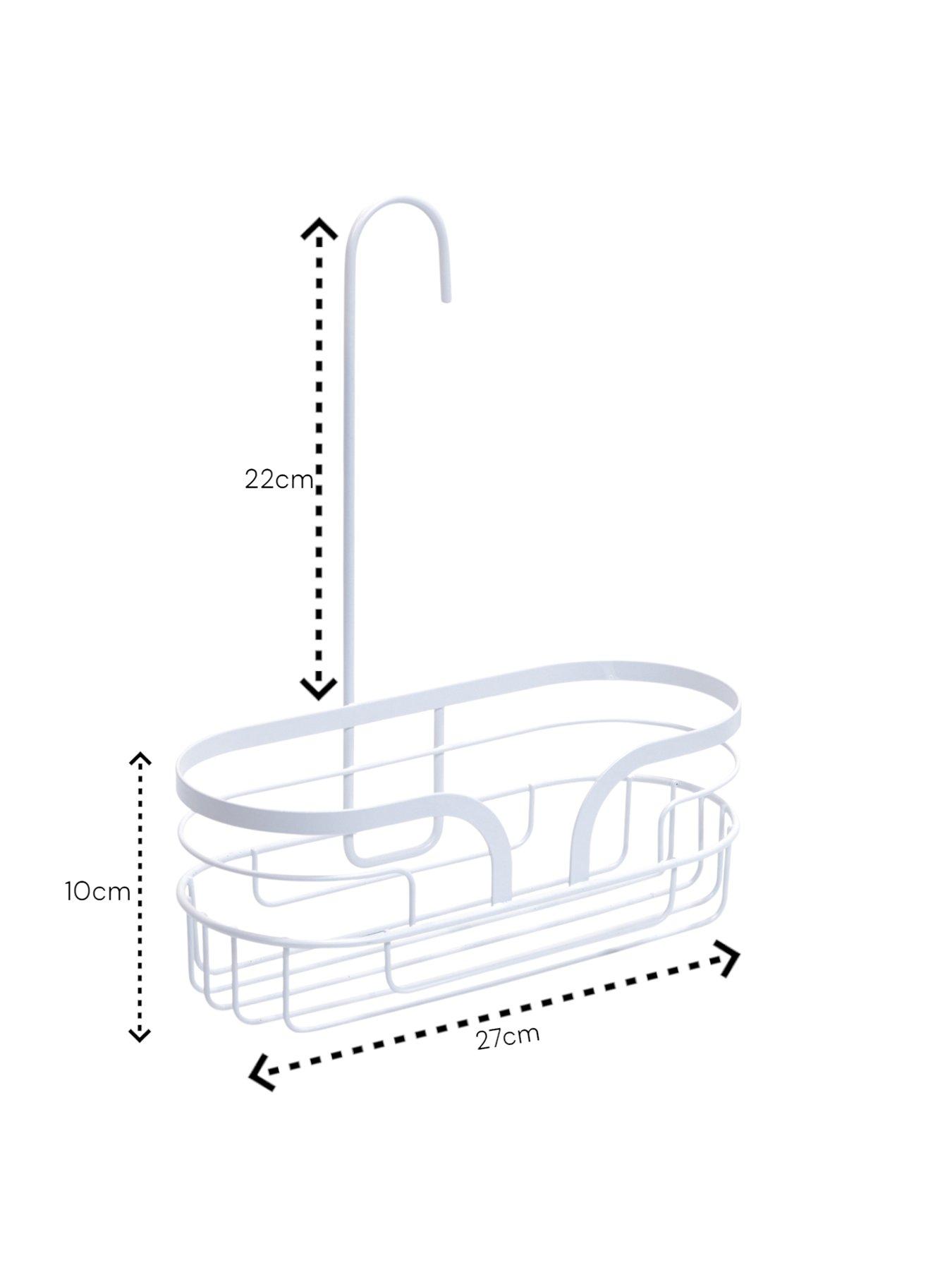 Image 5 of 5 of Showerdrape Dante Mini Caddy White