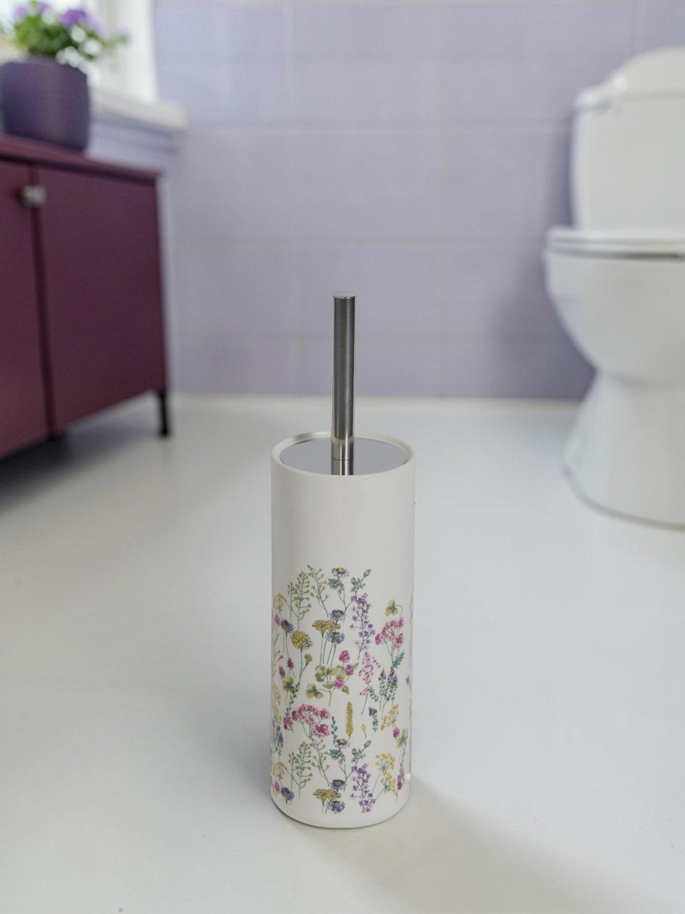 Showerdrape Meadow Wild Flowers Floral Toilet Brush