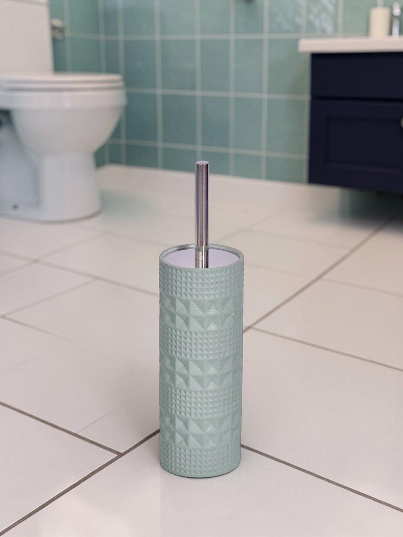 Showerdrape Maison Soft Green Shimmer Toilet Brush