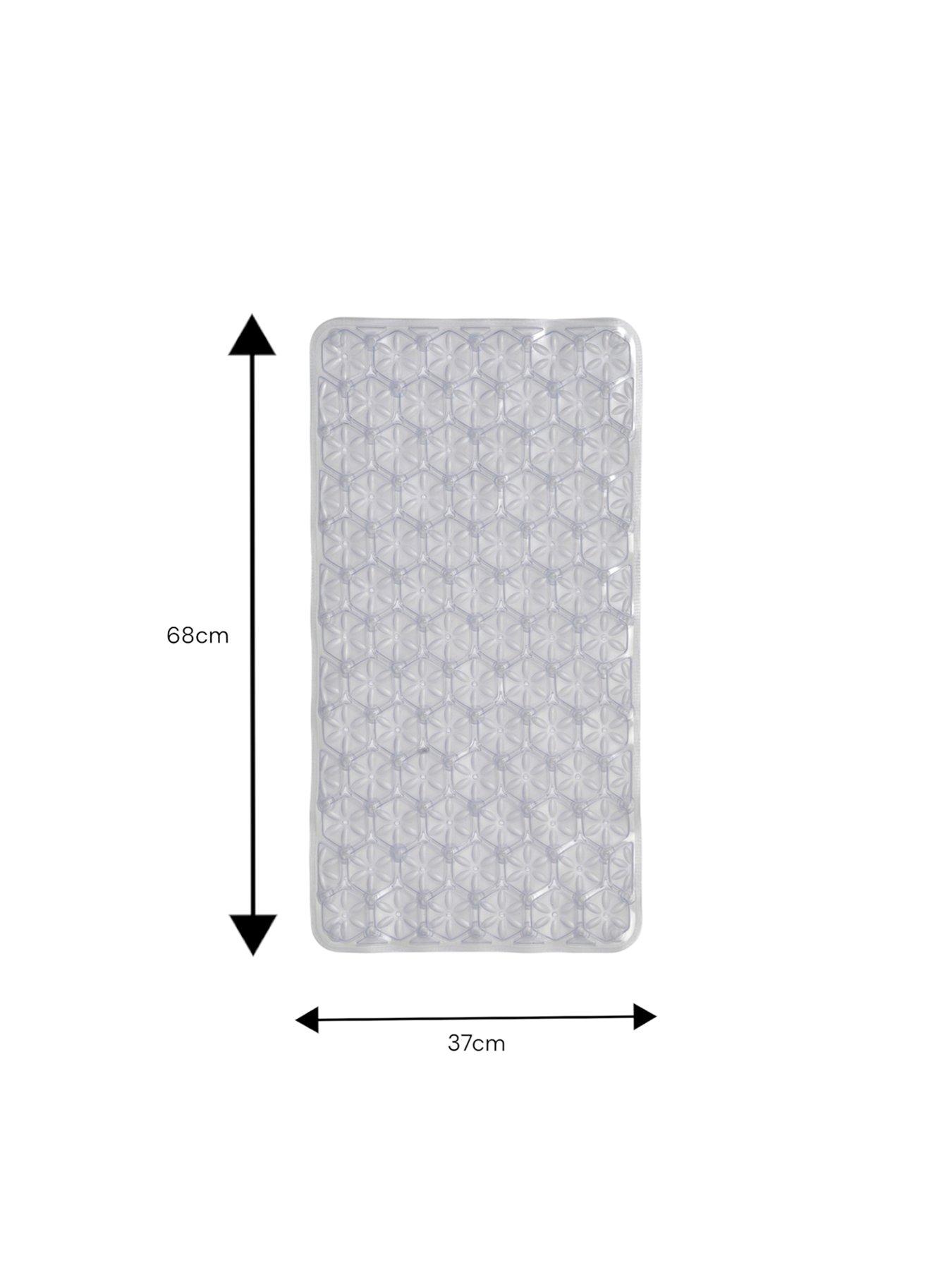Image 3 of 4 of Showerdrape Laguna Bath Mat Clear