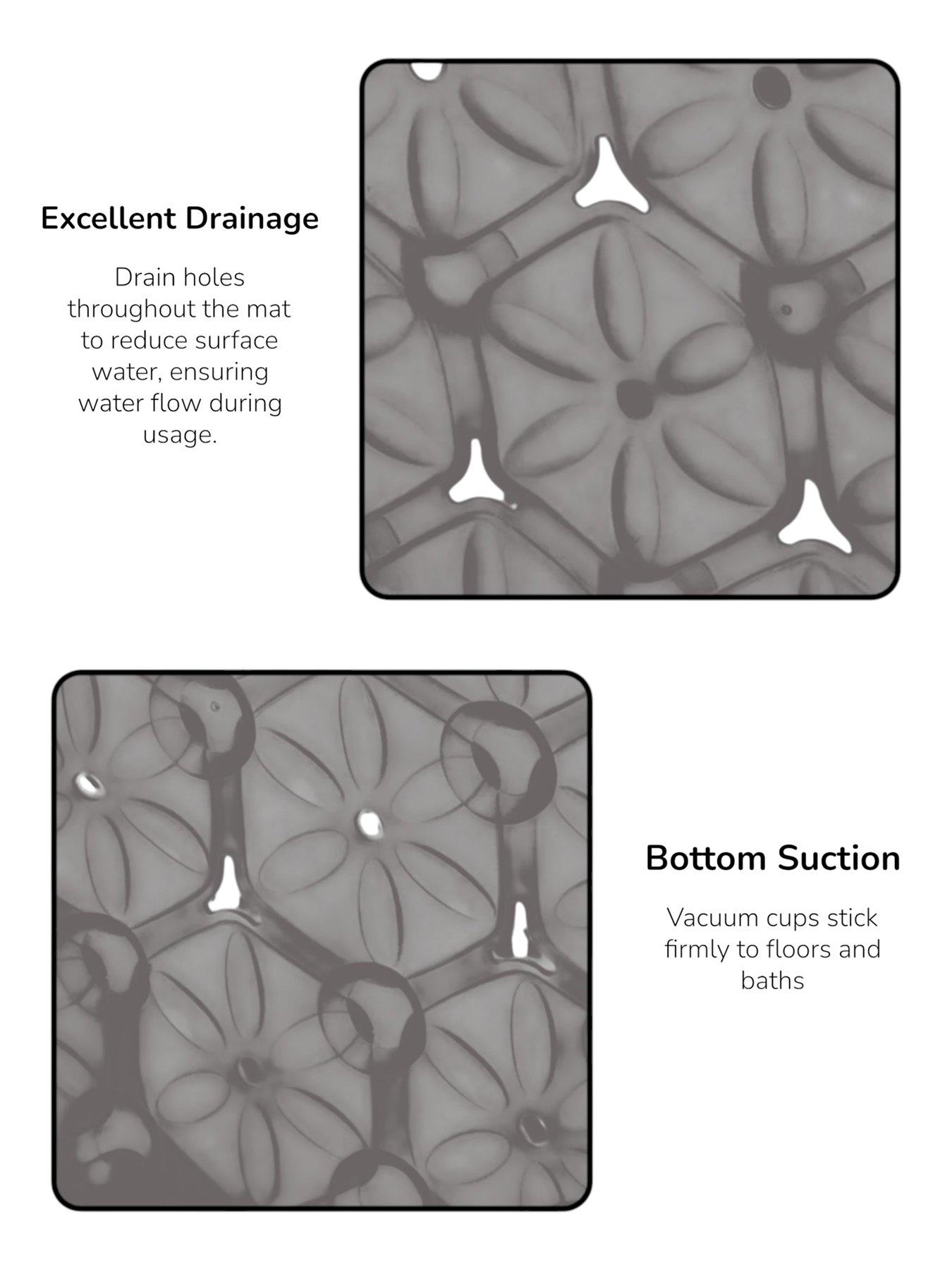 Image 2 of 4 of Showerdrape Laguna Bath Mat Grey