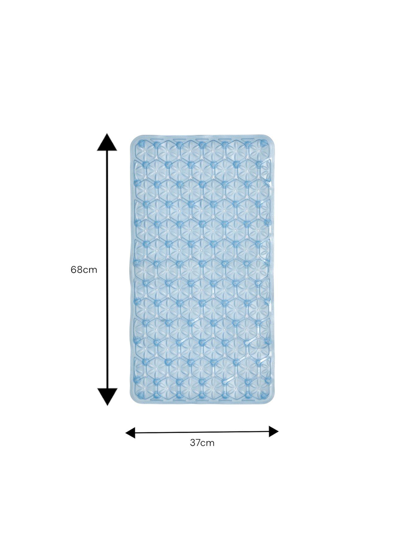 Image 3 of 4 of Showerdrape Laguna Bath Mat Blue