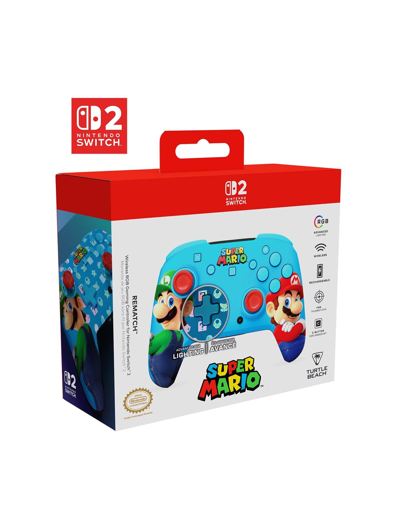 stillFront image of turtle-beach-rematch-nintendo-switch-2-wireless-mario-luigi