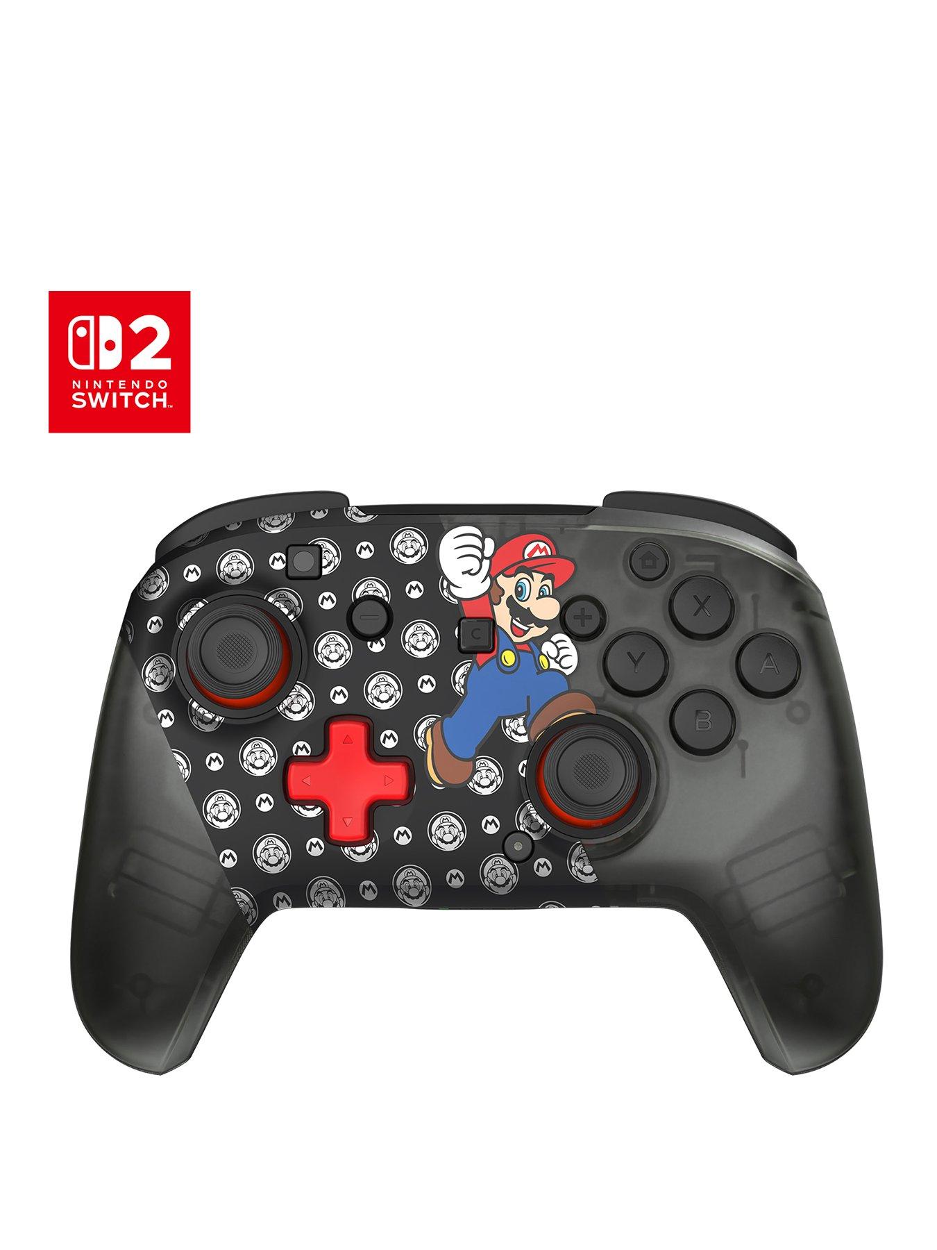 front image of turtle-beach-rematch-wireless-controller-for-nintendo-switch-2-super-mario-jump
