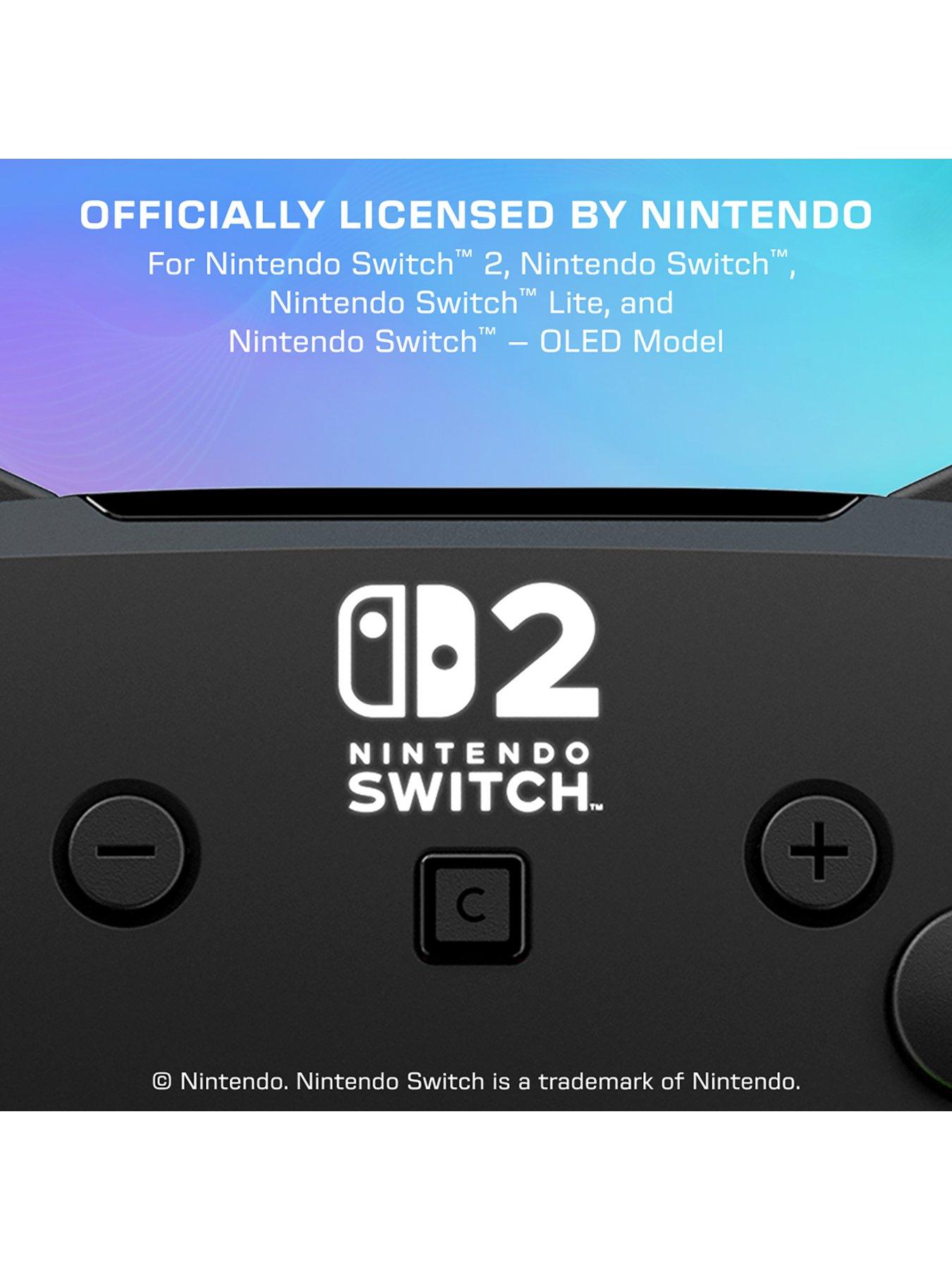  image of turtle-beach-afterglow-wave-wireless-rgb-gaming-controller-for-nintendo-switch-2-black