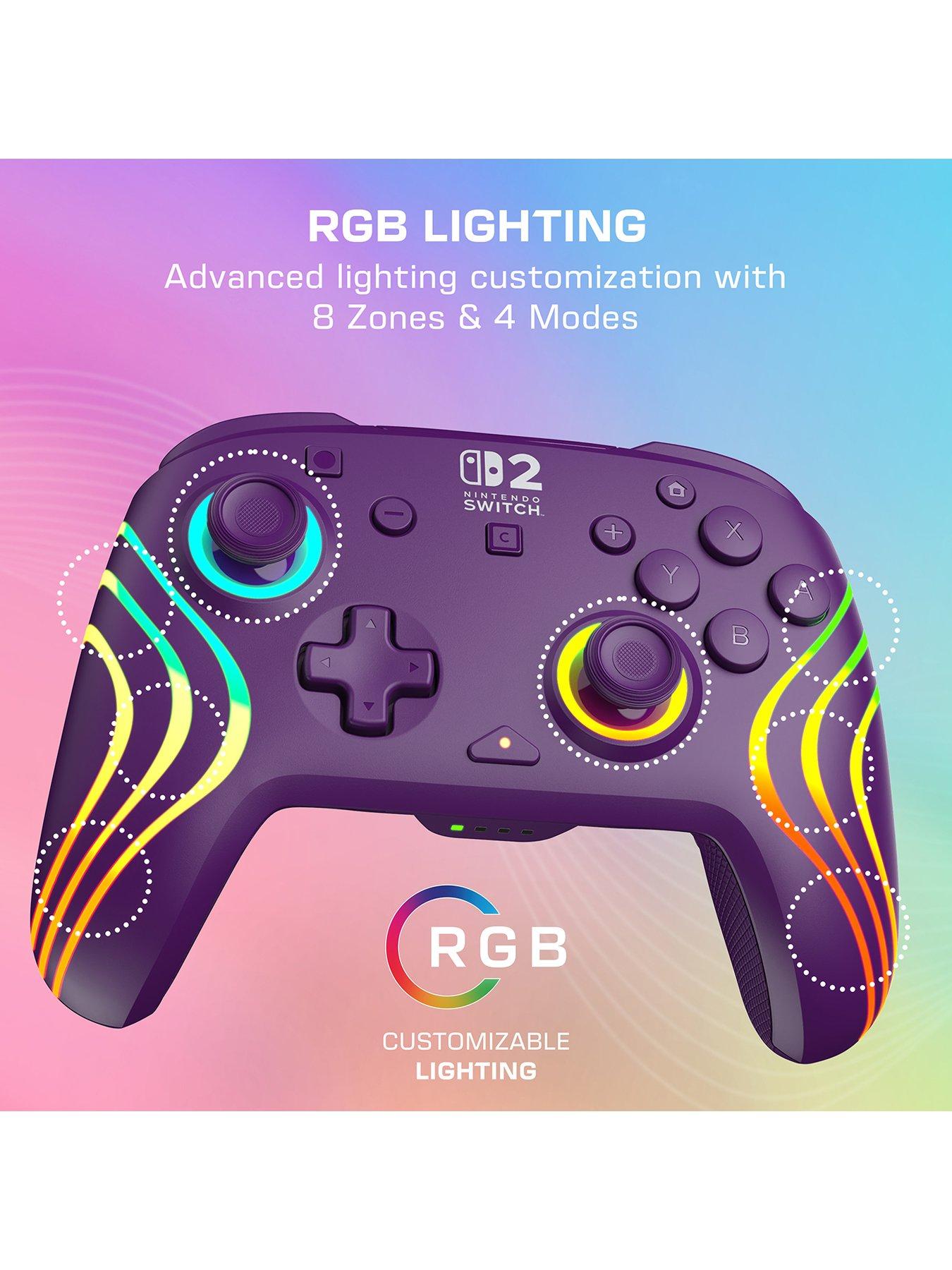  image of turtle-beach-afterglow-wave-wireless-nintendo-switch-2-purple