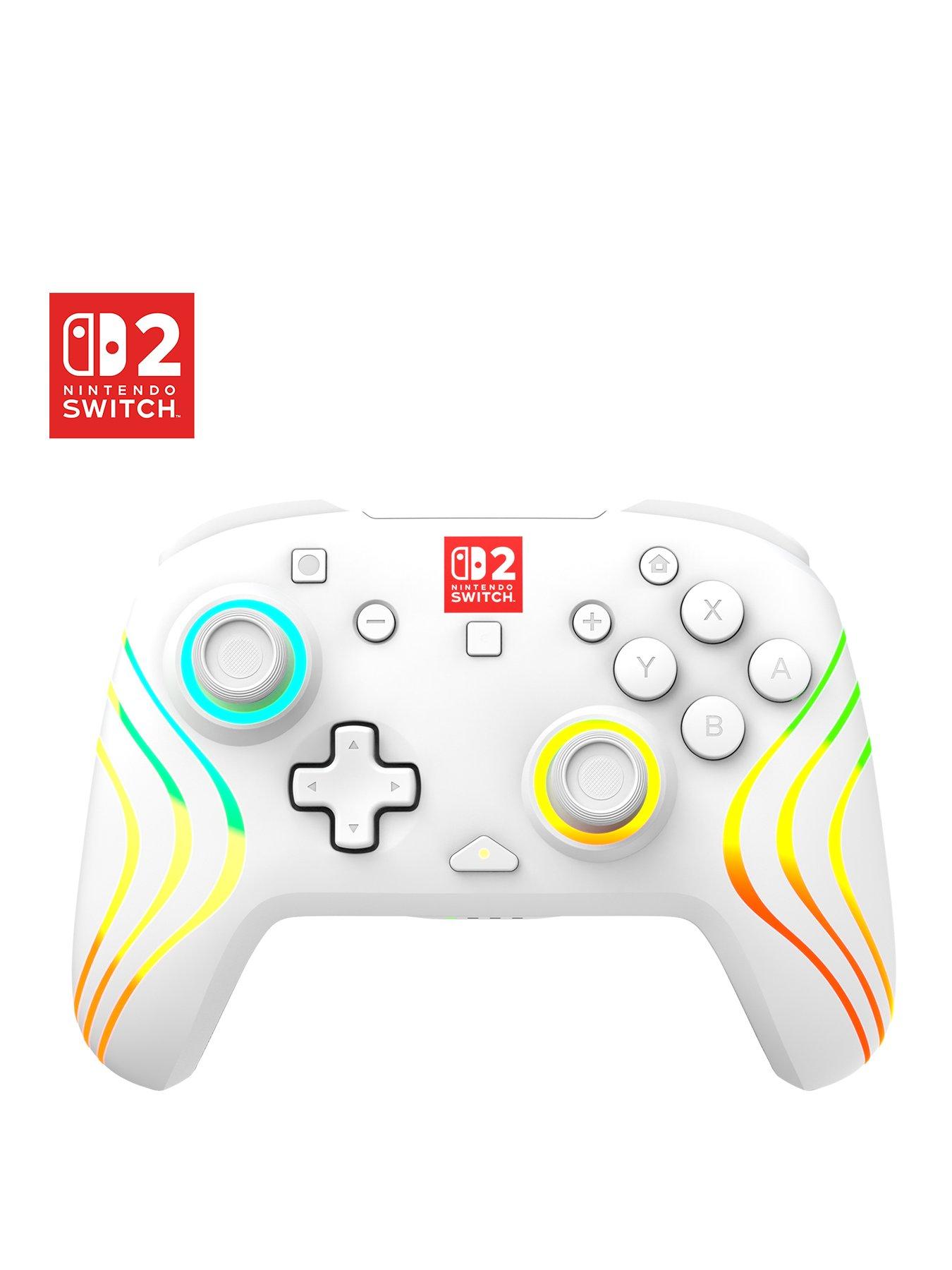 Turtle Beach Afterglow Wave Wireless RGB Gaming Controller for Nintendo Switch 2 - White
