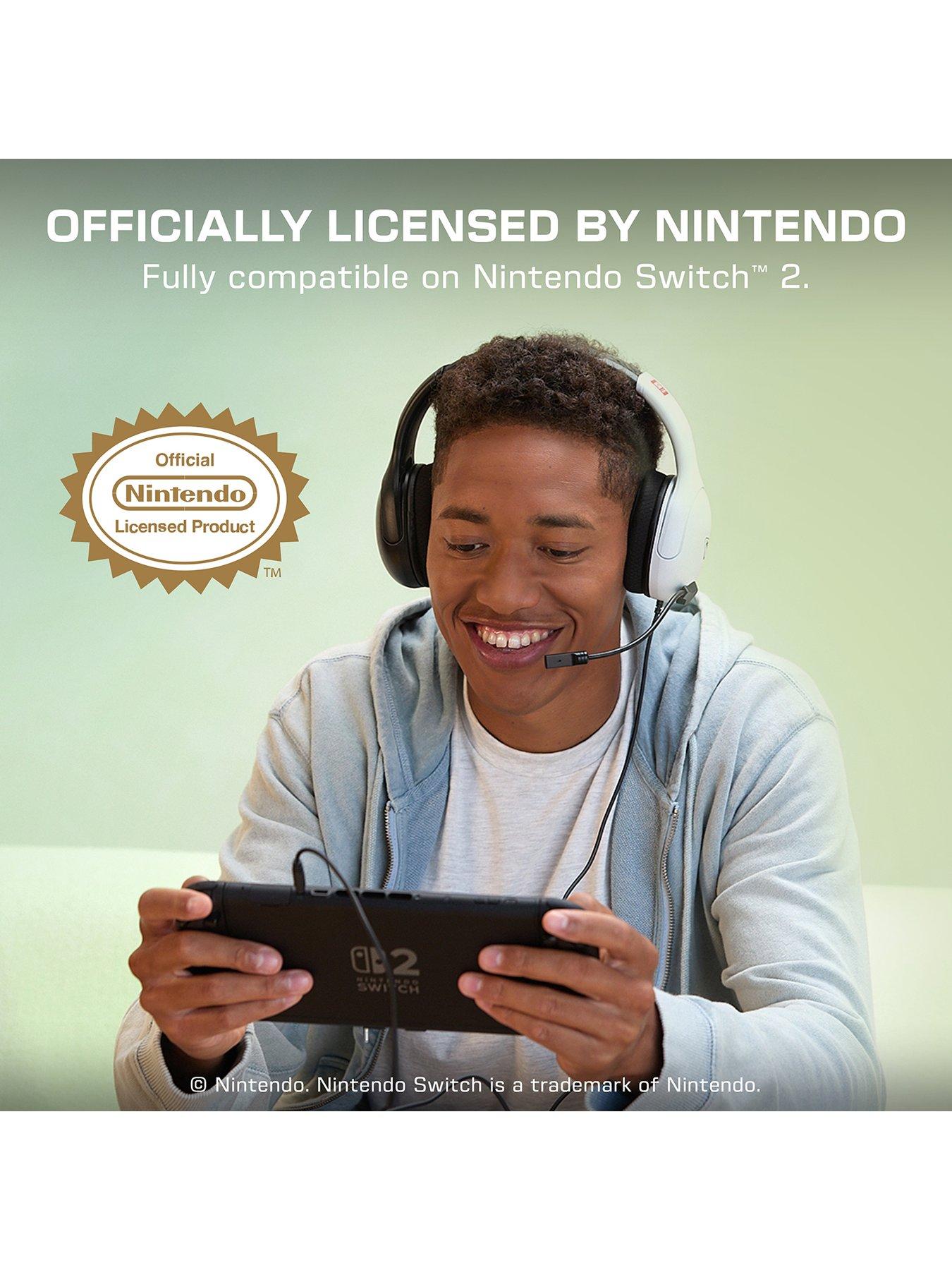 Image 3 of 8 of Turtle Beach Airlite Fit Nintendo Switch 2 Headset Black &amp; White