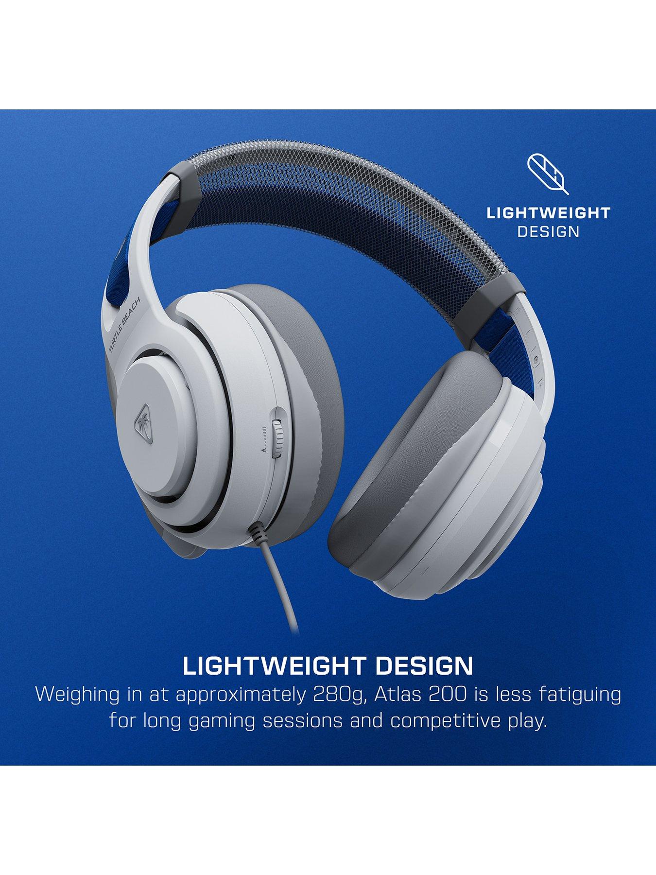 Image 6 of 8 of Turtle Beach Atlas 200 Wired Gaming Headset for PS5 &amp; PS4 - White