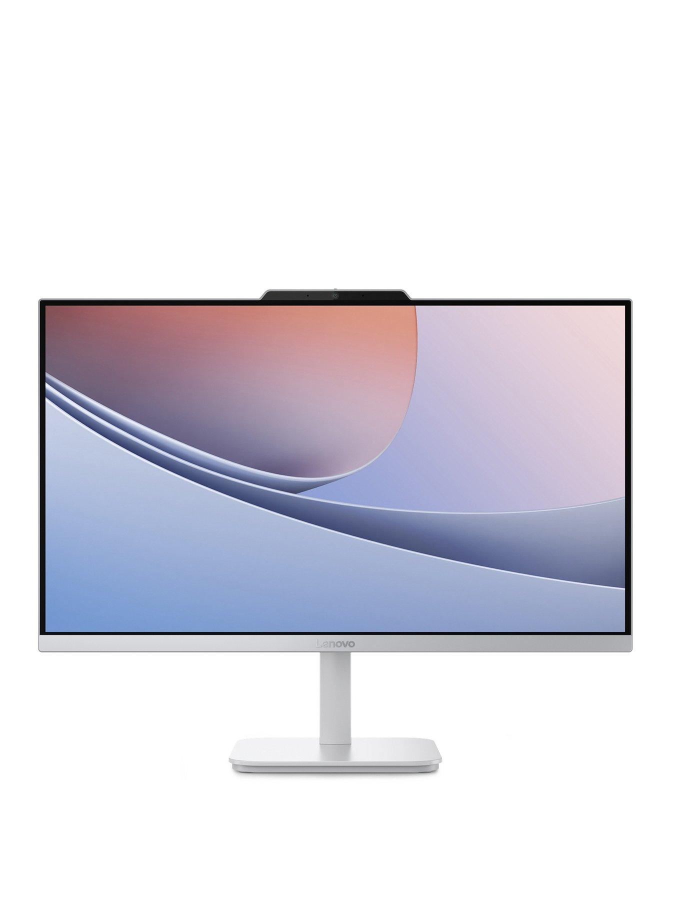 Image 1 of 6 of Lenovo A100 AIO Desktop - 23.8in - Intel Core i3 - 8GB RAM - 512GB - Grey