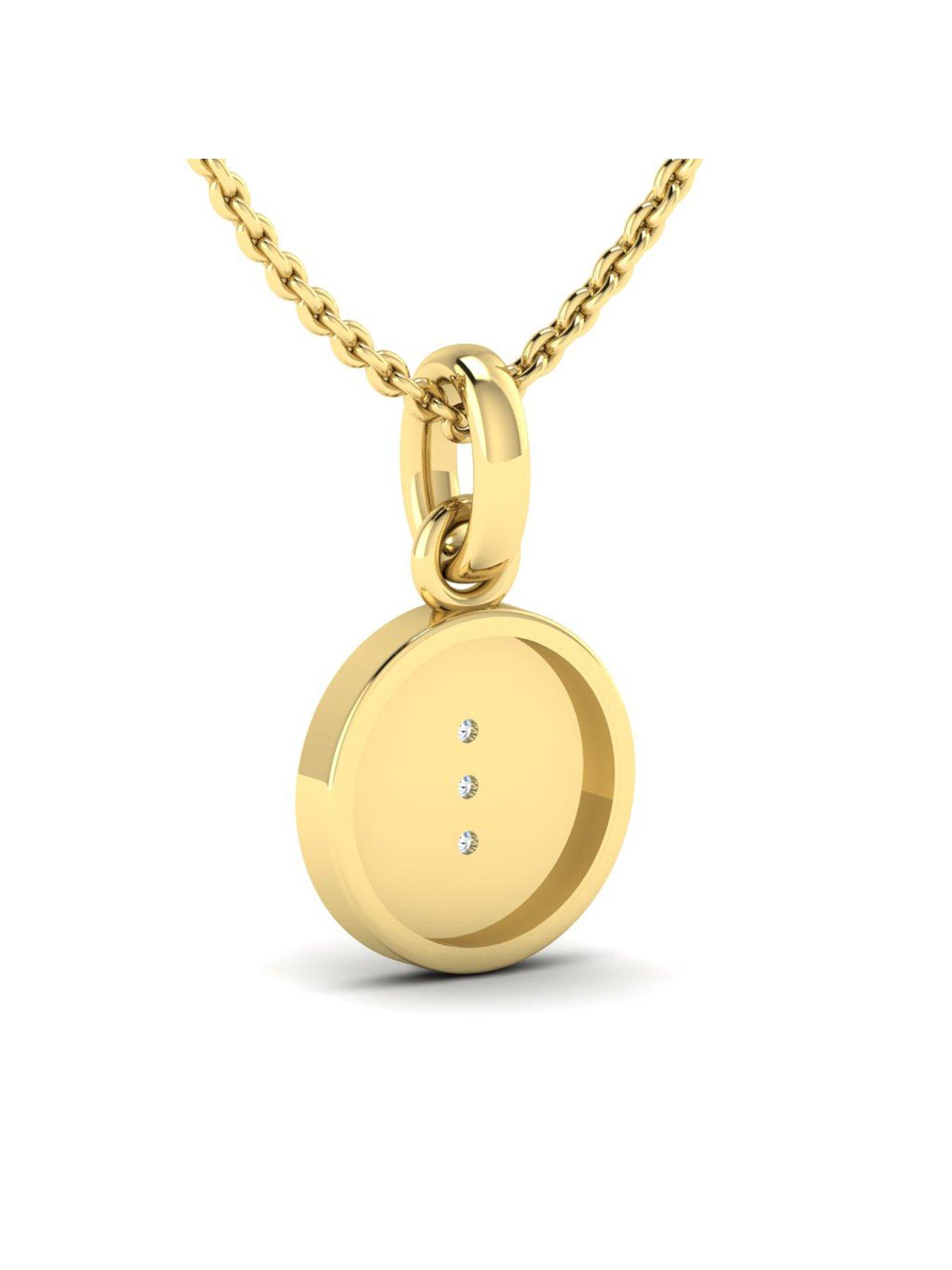  image of kleora-iris-modern-electrum-diamond-cats-eye-circle-pendant