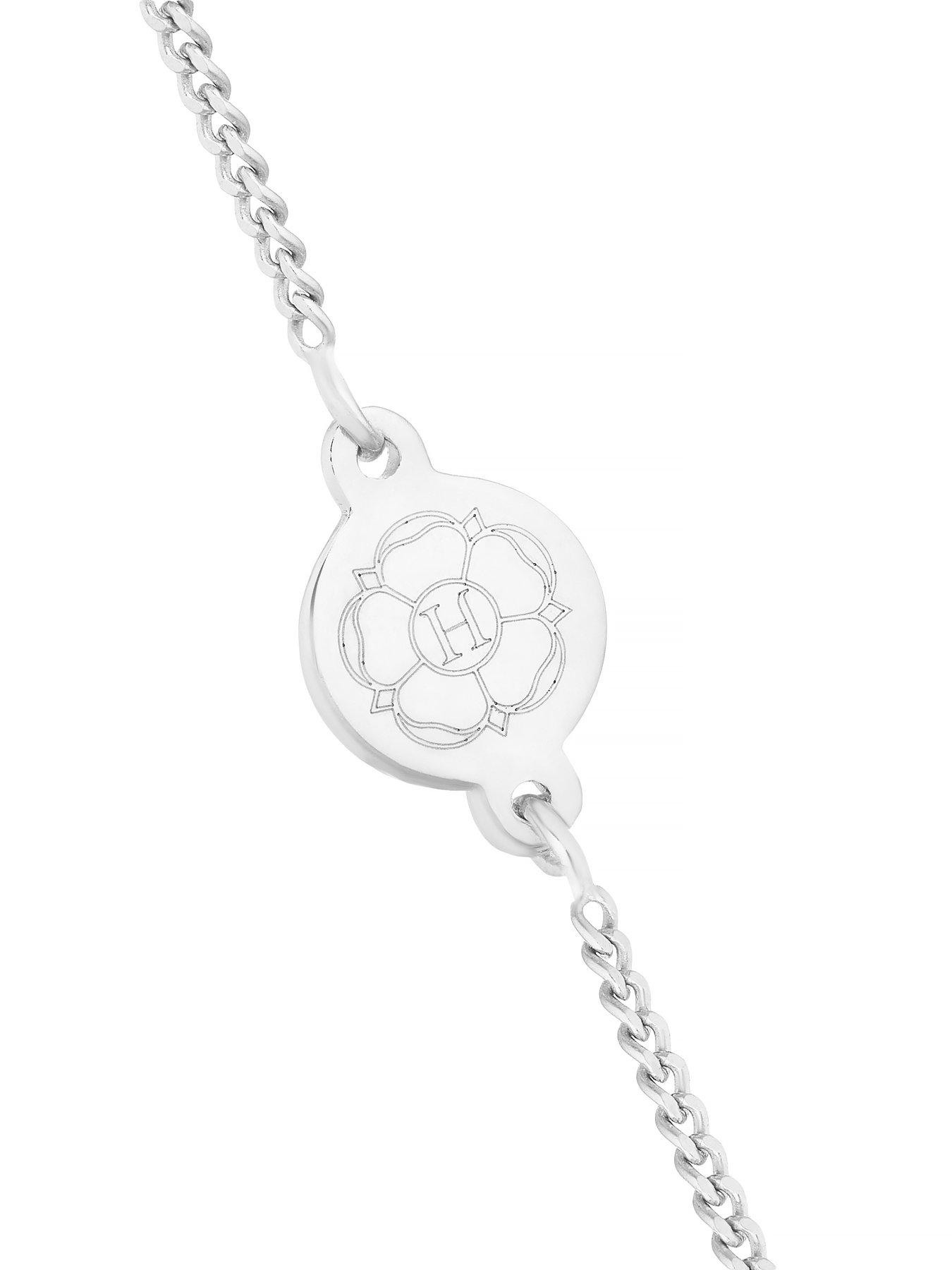Image 4 of 7 of Harriet Sterling 1Ct Lab-Grown Diamond Graduated Dew Drop Pendant Necklace - Silver