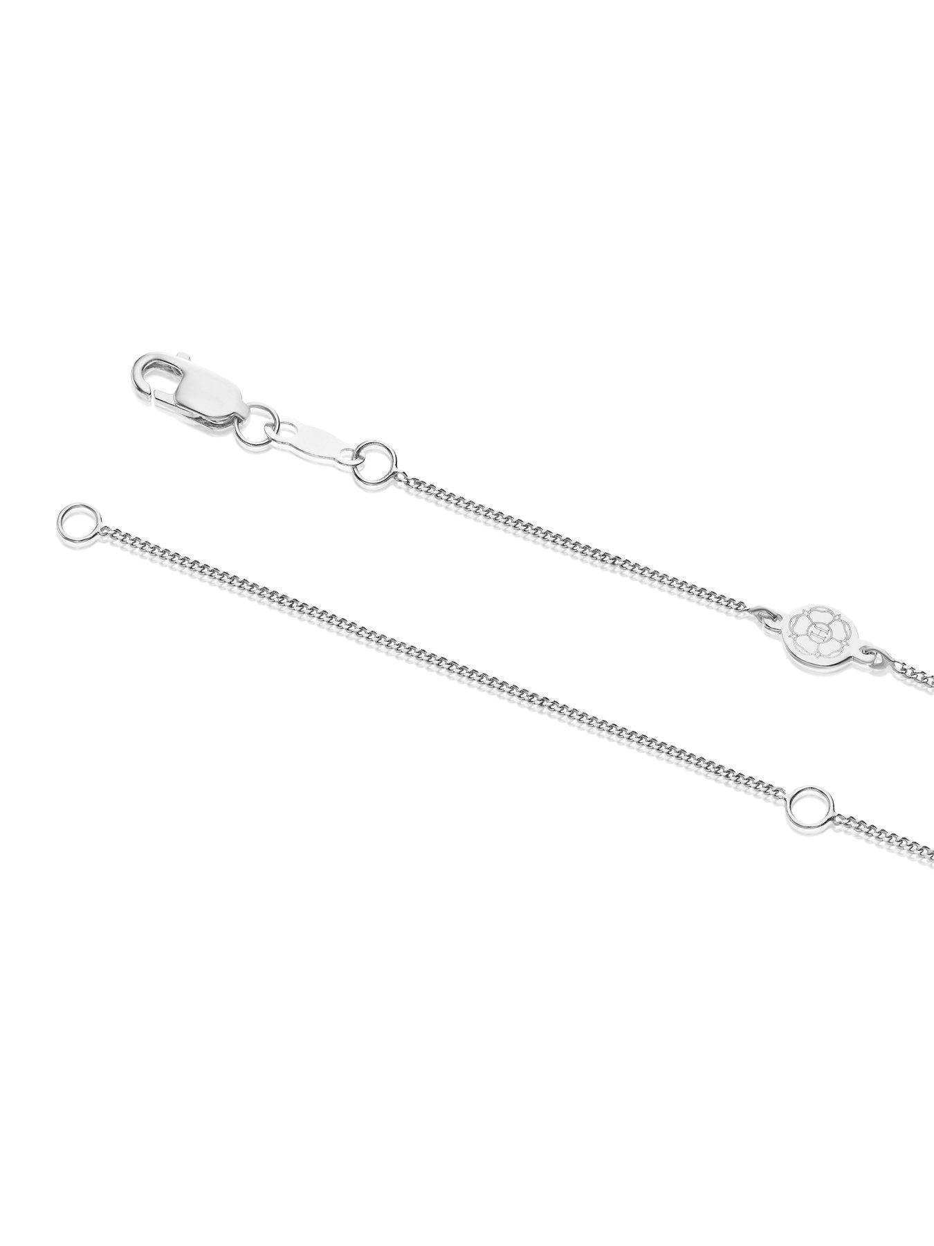 Image 3 of 6 of Harriet Sterling 0.50Ct Lab-Grown Diamond Heart Pendant Necklace - Silver