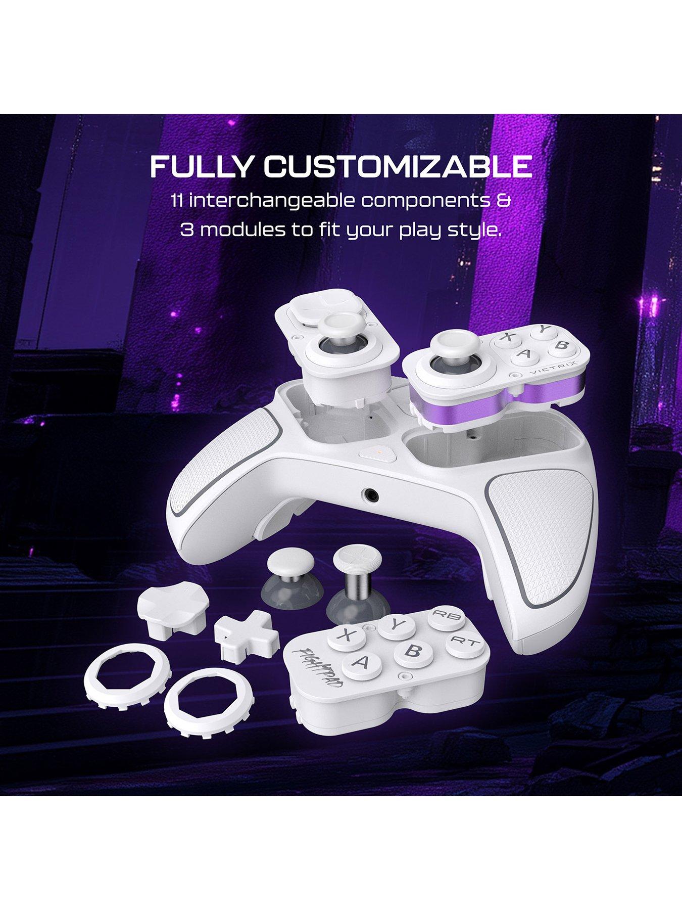  image of turtle-beach-victrix-pro-bfg-reloaded-wireless-gaming-controller-for-xbox-amp-pc--white