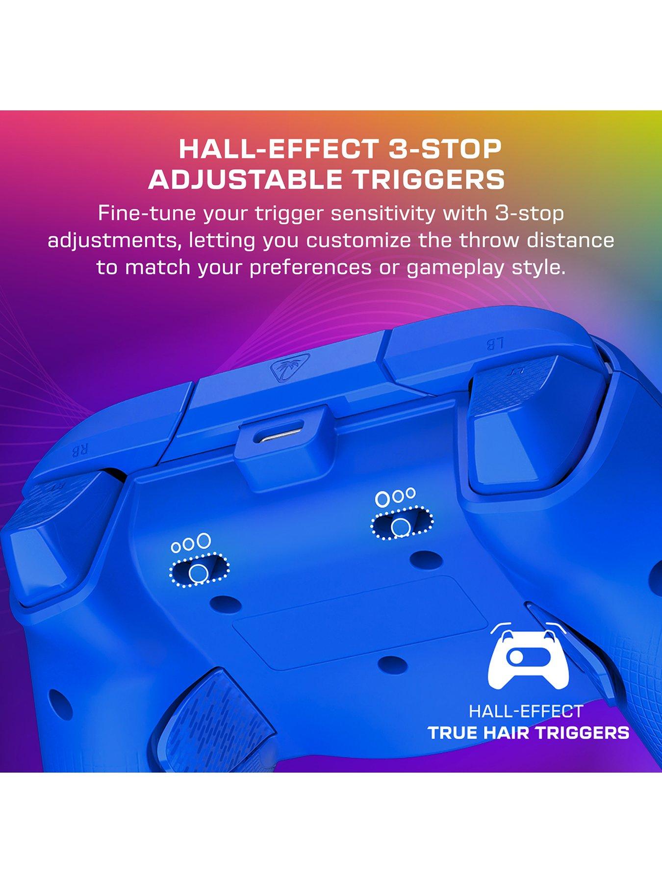  image of turtle-beach-afterglow-wave-wired-rgb-gaming-controller-for-xbox-amp-pc-blue