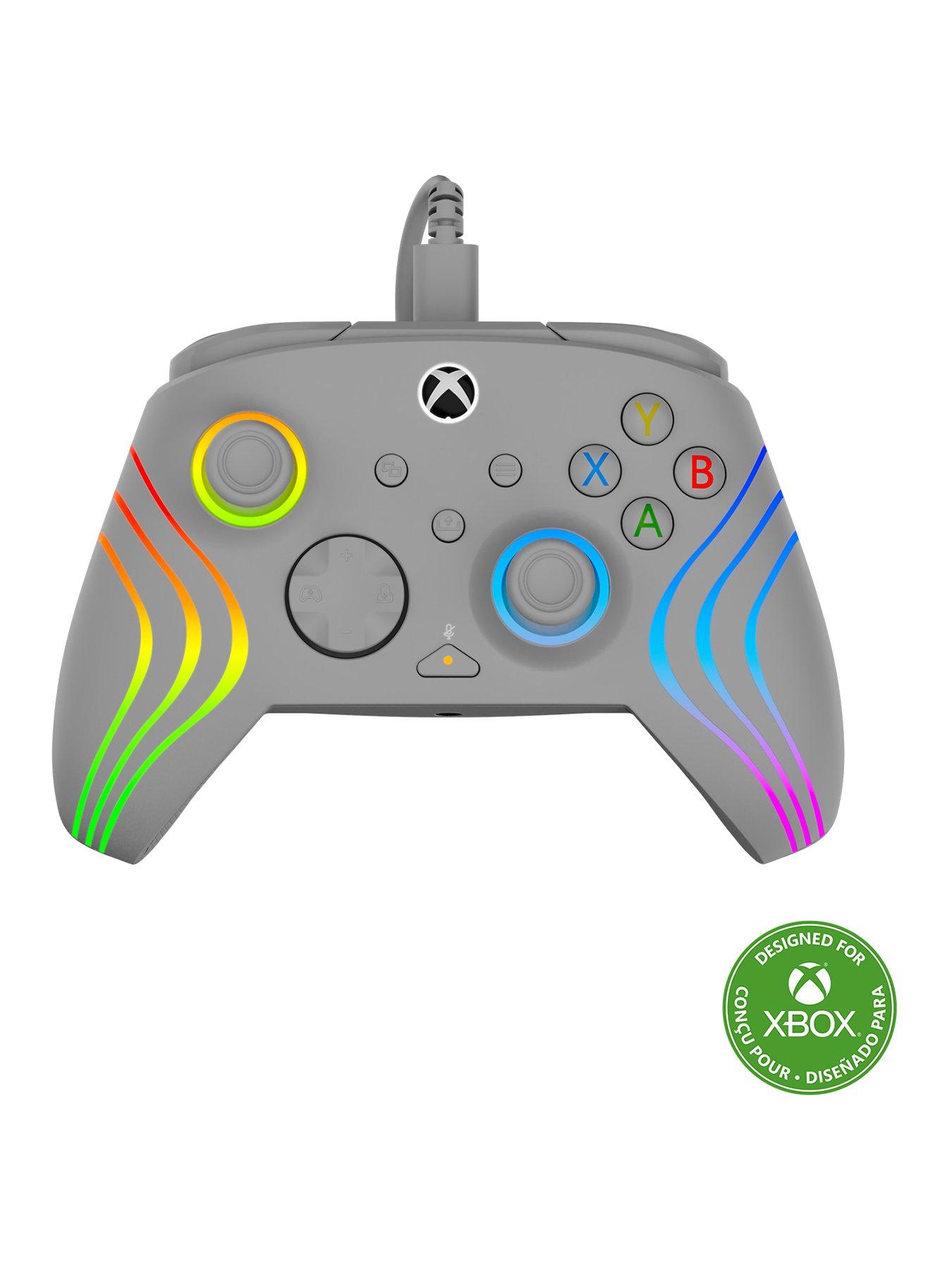 Turtle Beach Afterglow Wave Wired RGB Gaming Controller for Xbox  &  PC - Grey