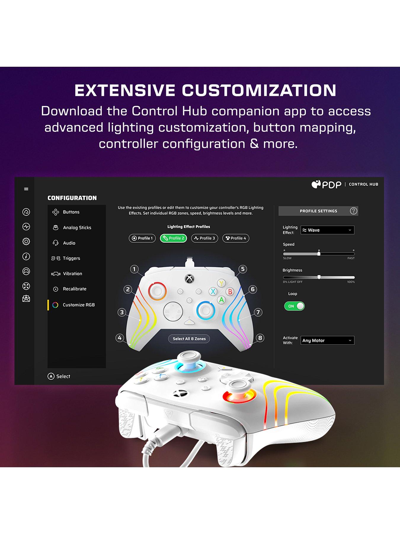 Image 7 of 8 of Turtle Beach Afterglow Wave Wired Xbox Controller White