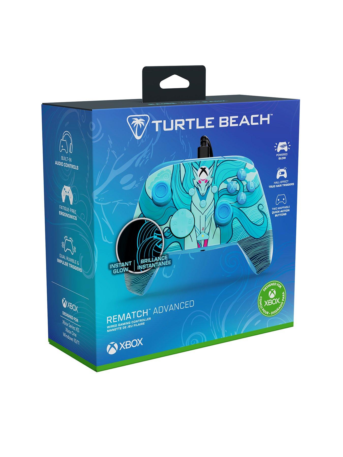  image of turtle-beach-rematch-advanced-wired-xbox-blue-kitsune-everglow
