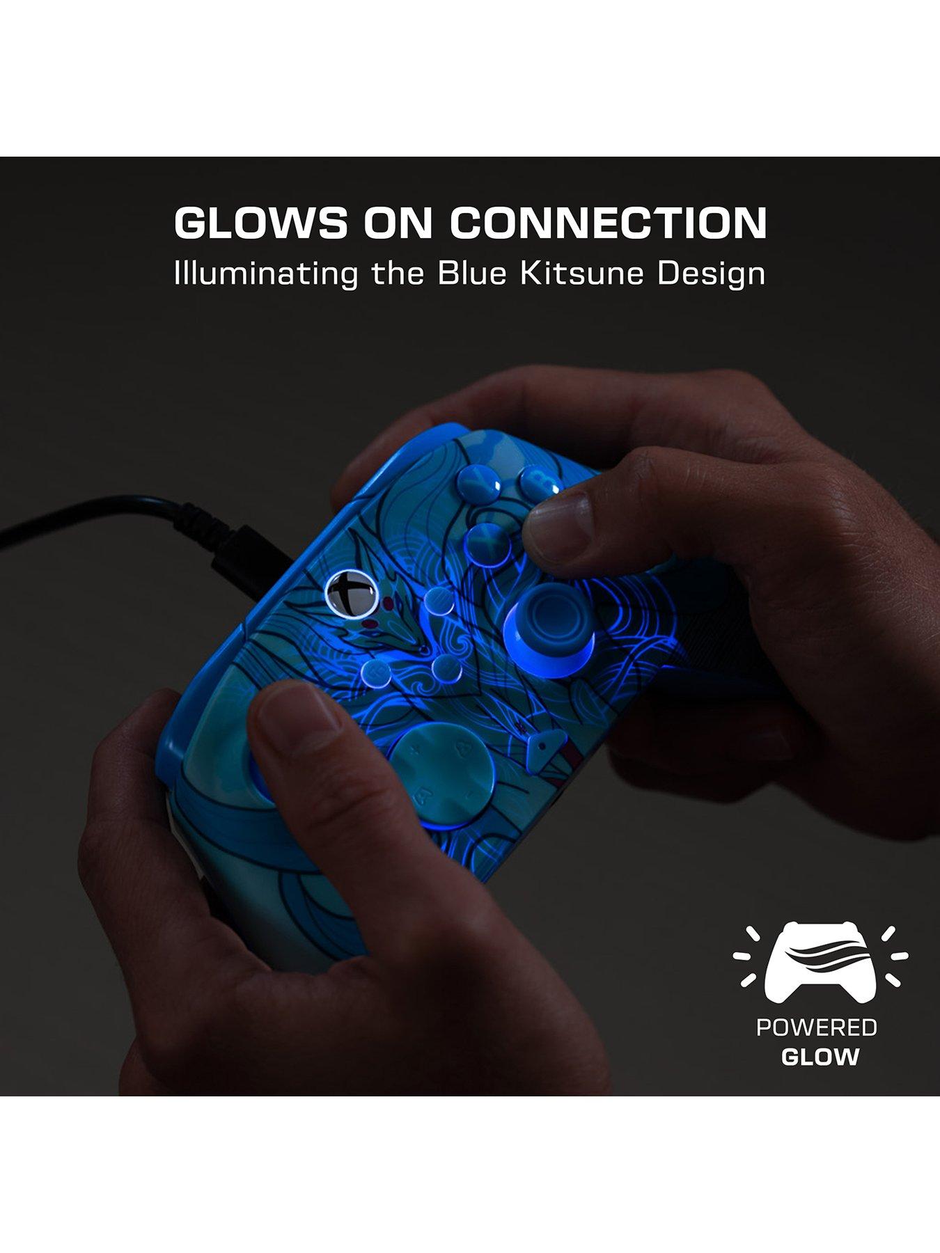  image of turtle-beach-rematch-advanced-wired-xbox-blue-kitsune-everglow