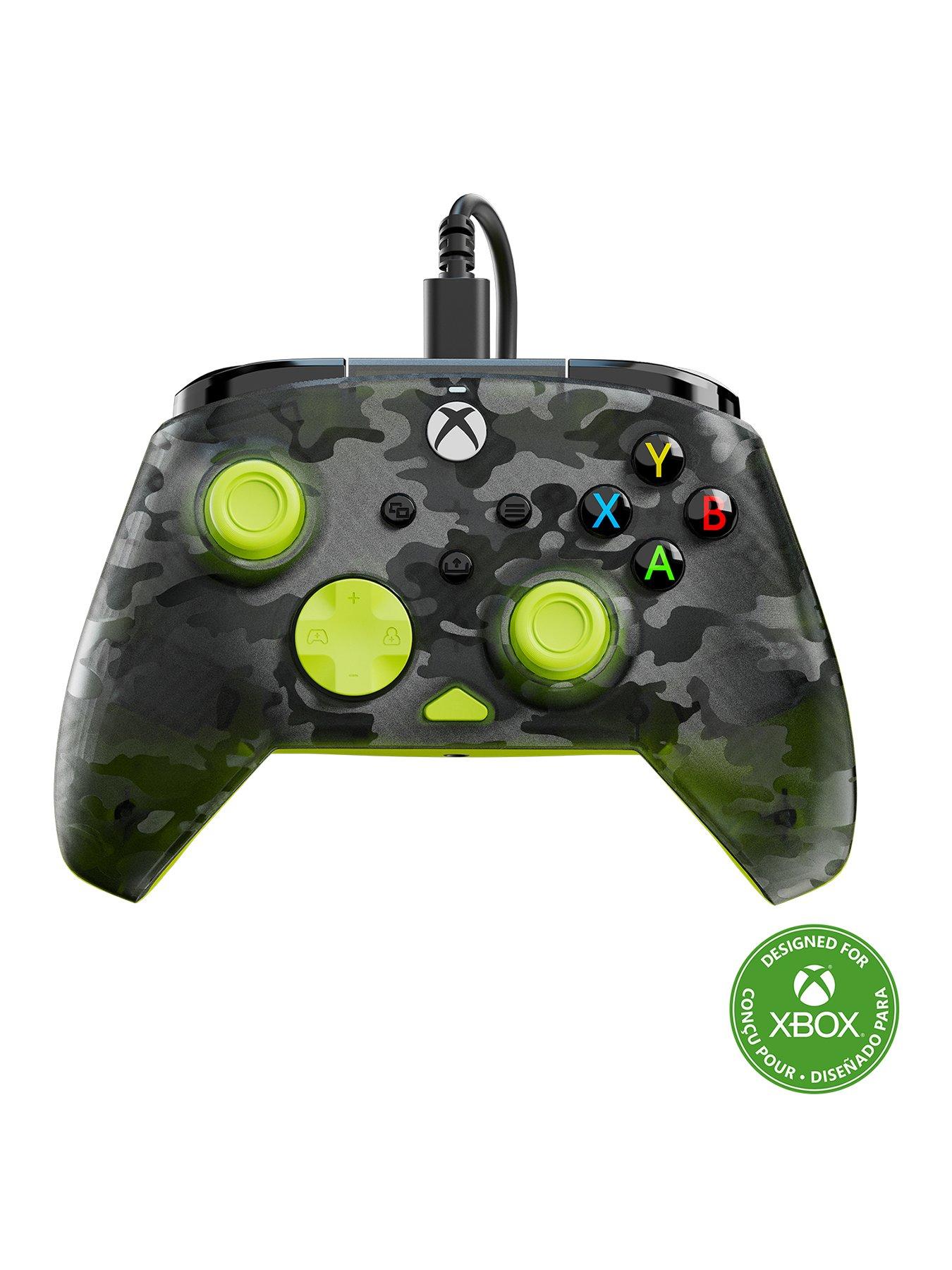 Turtle Beach Rematch Core Wired Gaming Controller for Xbox  &  PC - Ghost Black Camo  &  Yellow