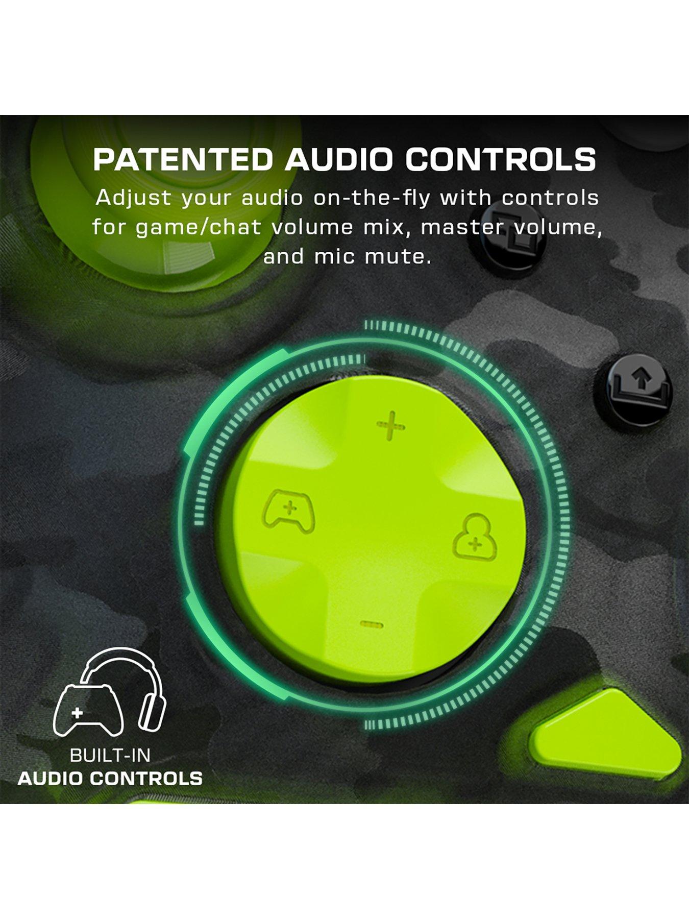  image of turtle-beach-rematch-core-wired-xbox-controller-ghost-camo-black-amp-yellow