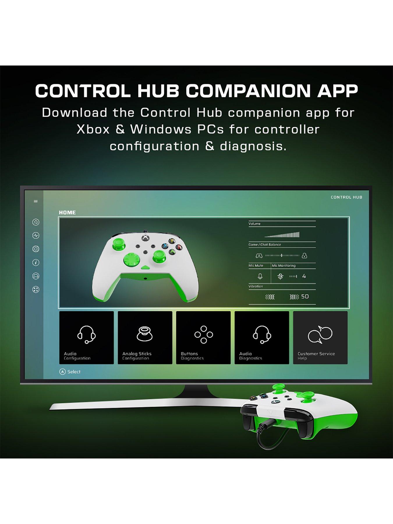  image of turtle-beach-rematch-core-wired-controller--nbspxb-white-green