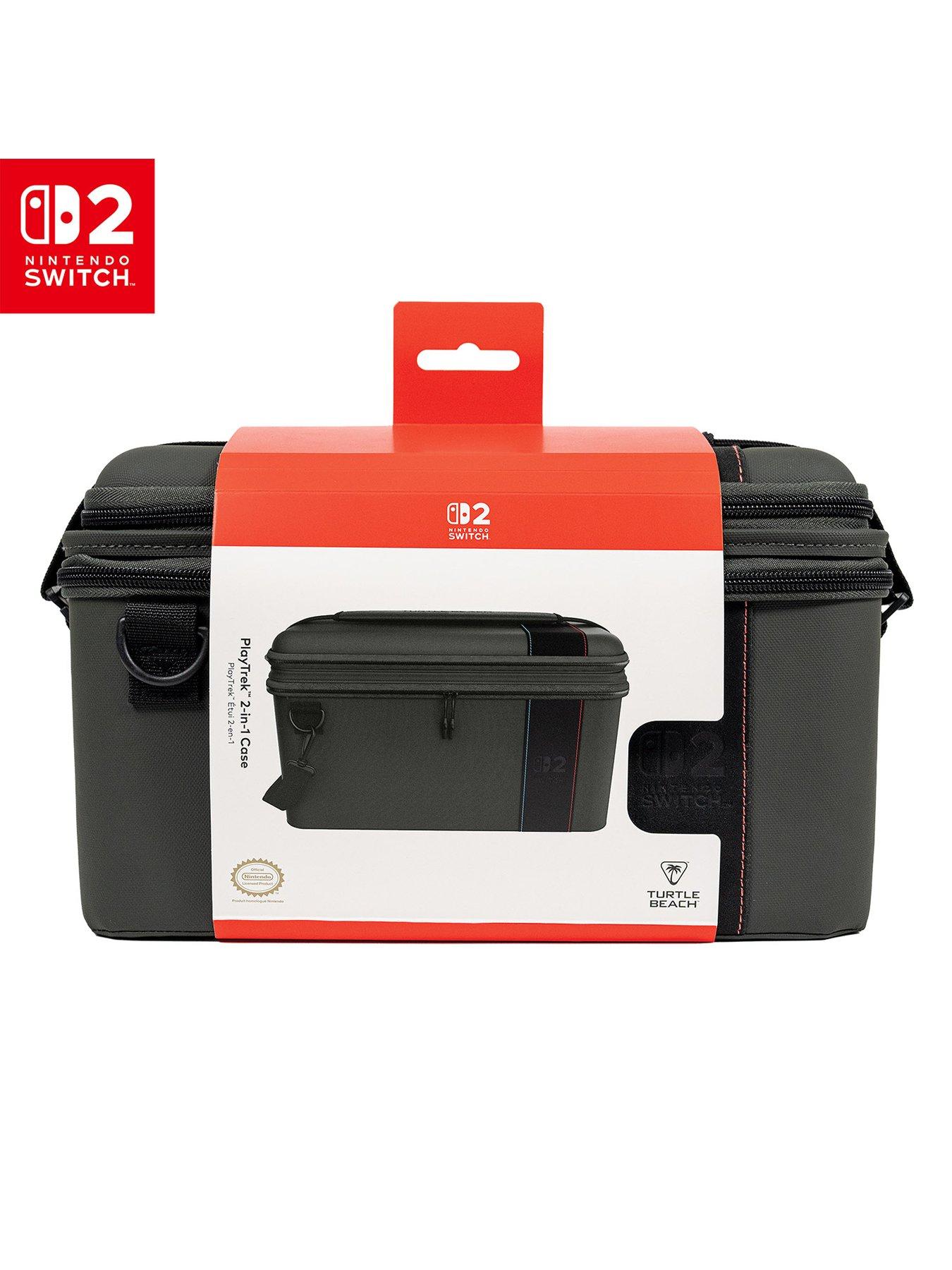 Image 2 of 8 of Turtle Beach PlayTrek 2-in-1 Travel Case for Nintendo Switch 2 - Charcoal Black