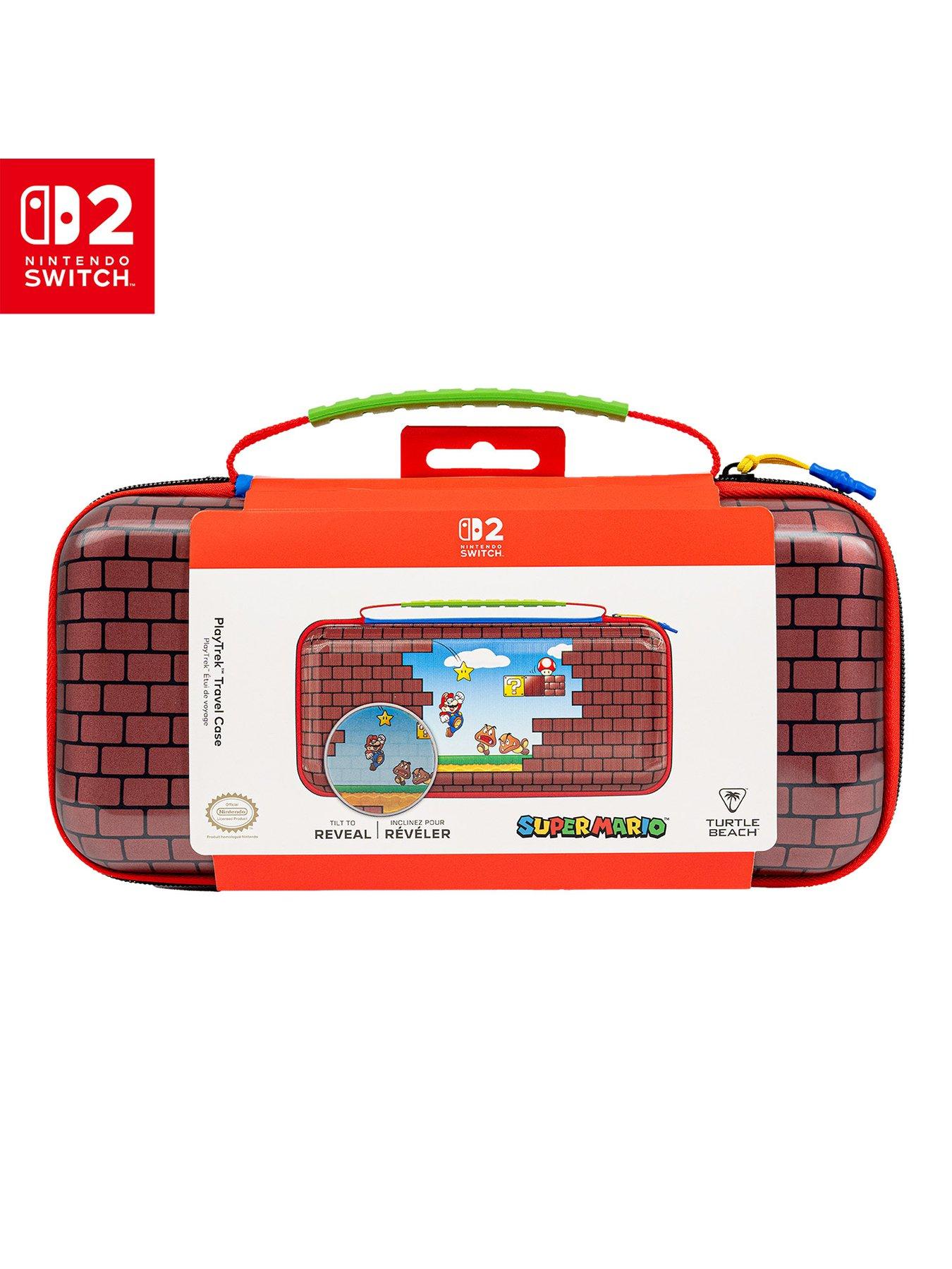 Image 2 of 8 of Turtle Beach PlayTrek Travel Case Nintendo Switch 2 Mario Bricks
