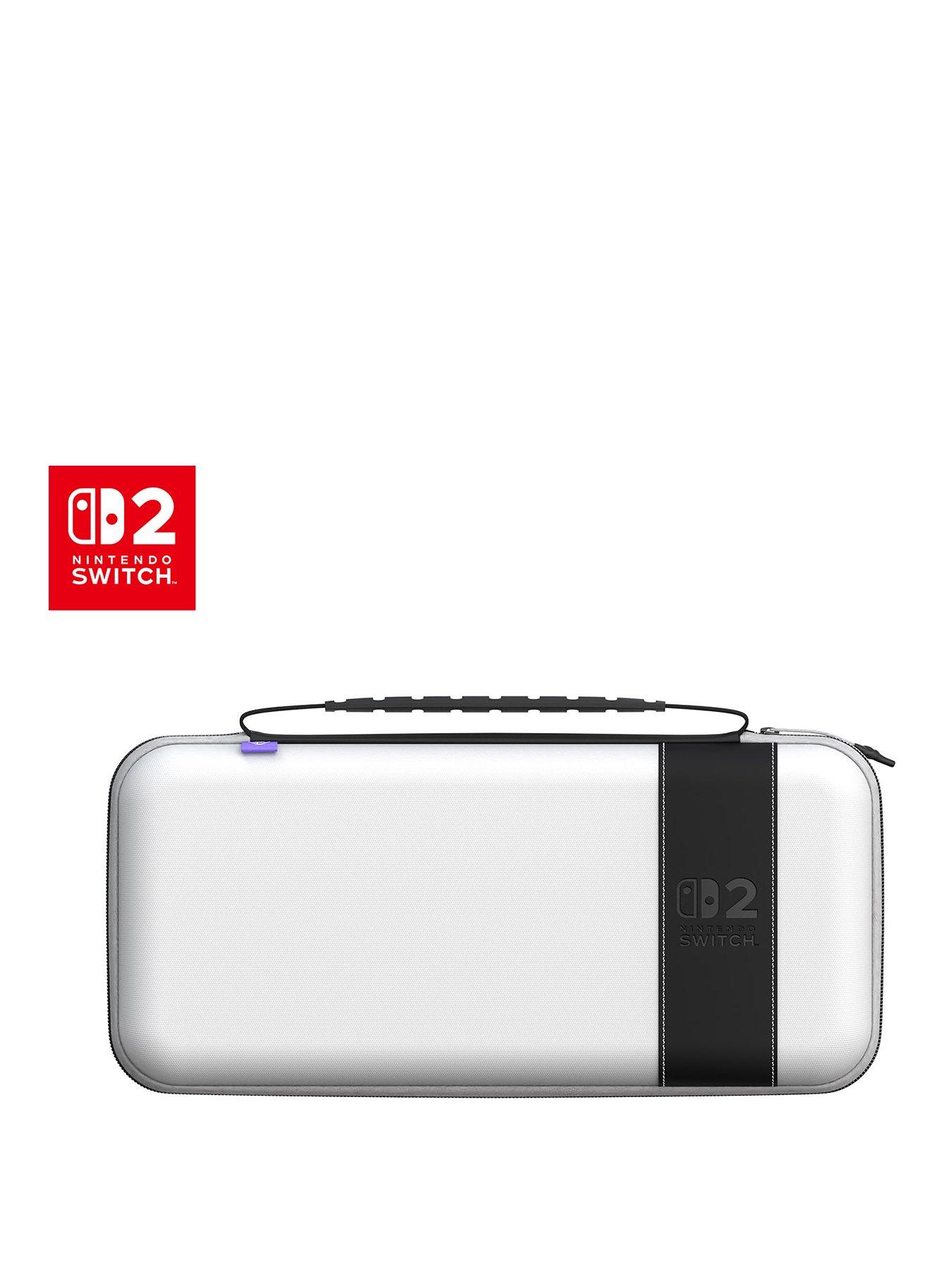 front image of turtle-beach-playtrek-travel-case-nintendo-switch-2-stellar-white