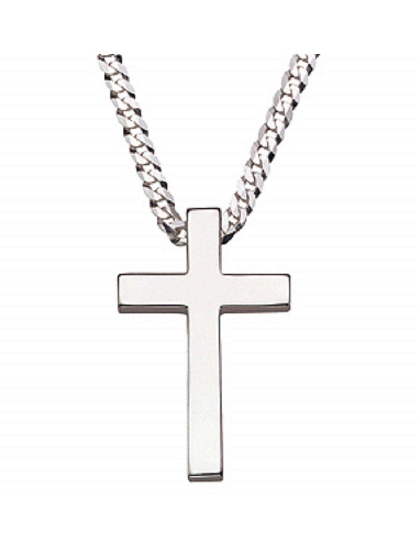h-samuel-sterling-silver-20-mens-cross-pendant