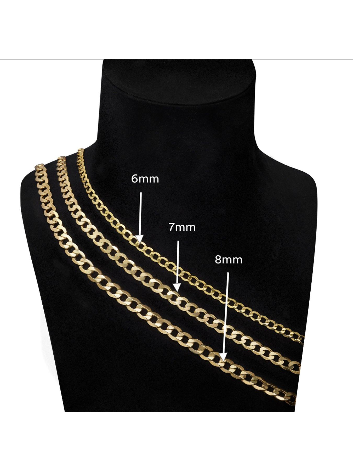  image of h-samuel-sterling-silver-20-curb-chain