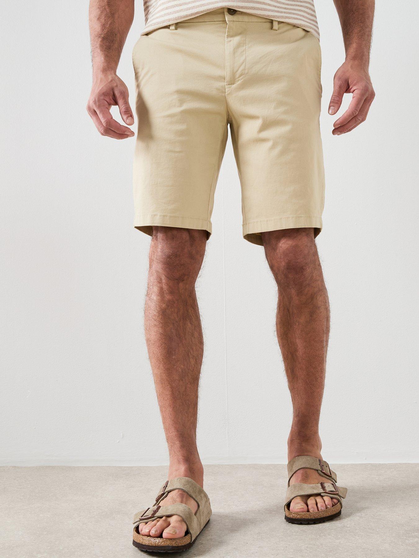 Image 1 of 5 of Mango Gracia Shorts - Light Beige