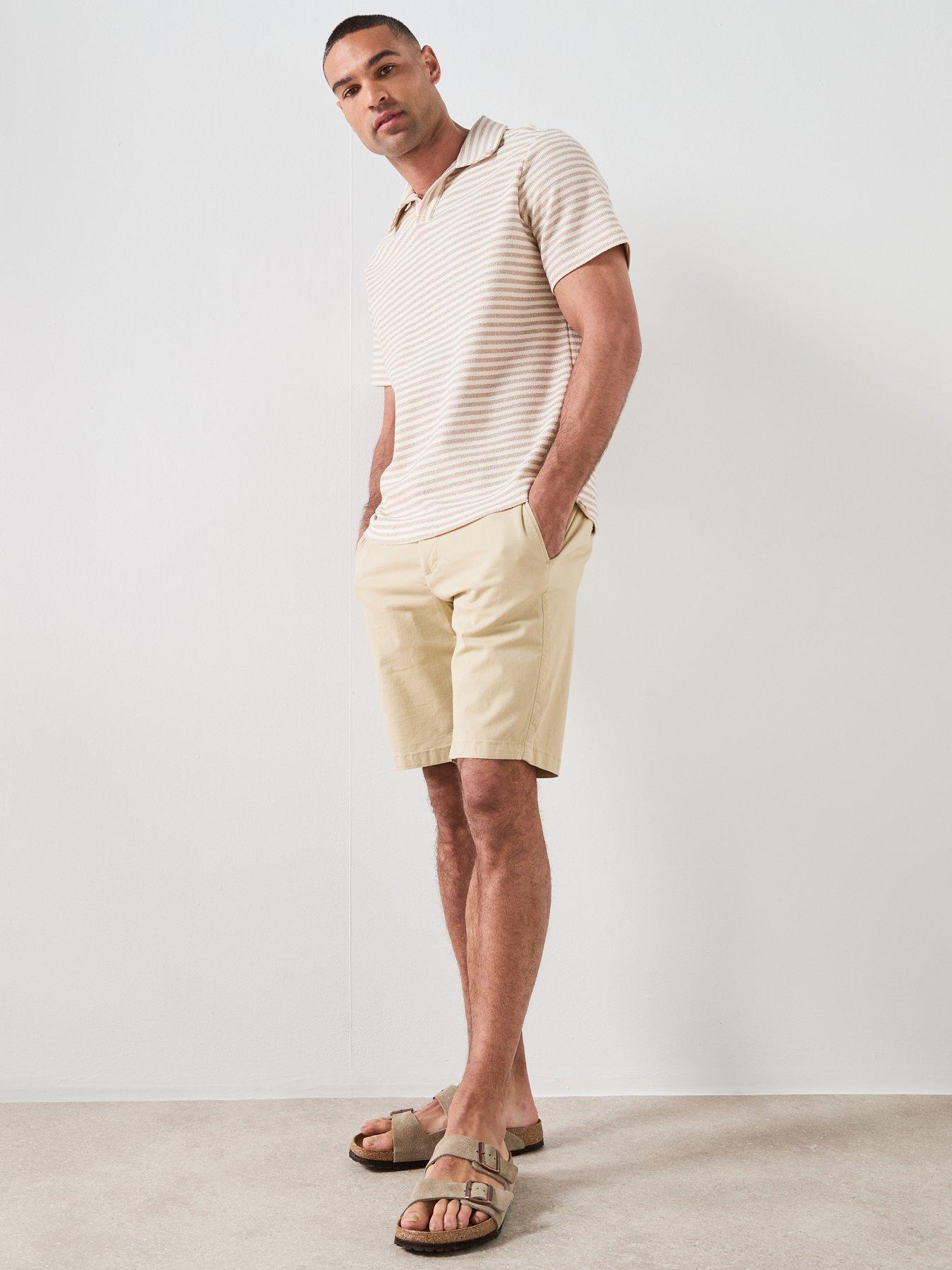 Image 3 of 5 of Mango Gracia Shorts - Light Beige