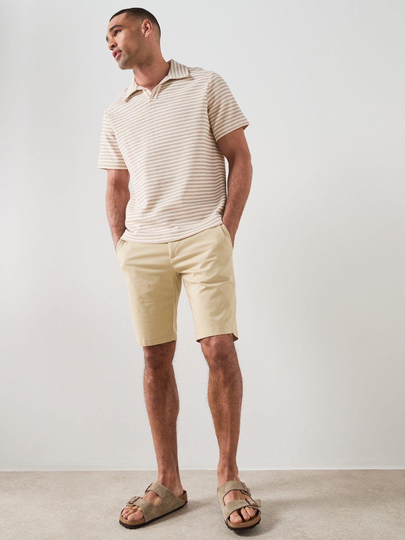 Image 4 of 5 of Mango Gracia Shorts - Light Beige