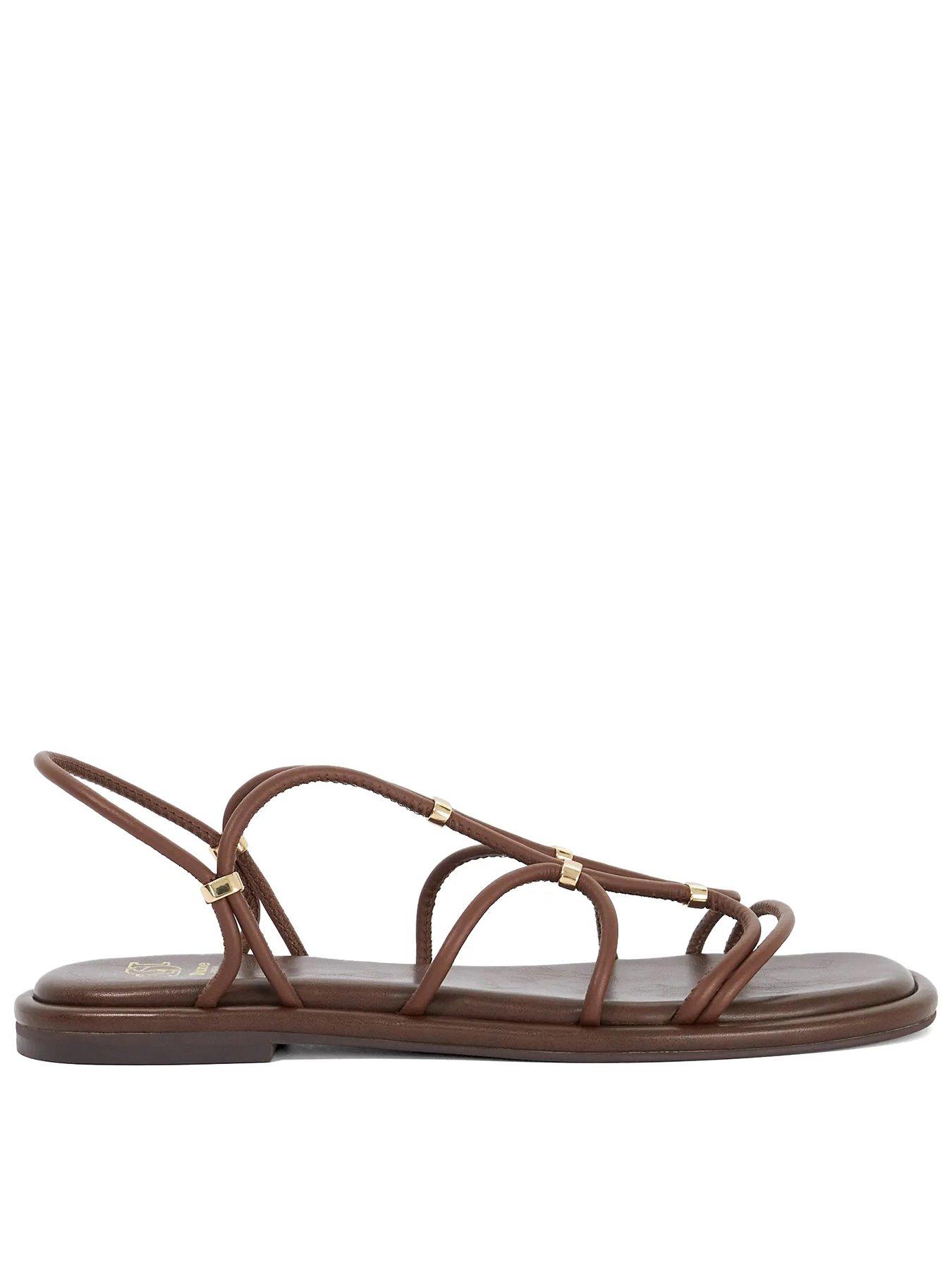 Dune London Leola Casual Sandals - Brown