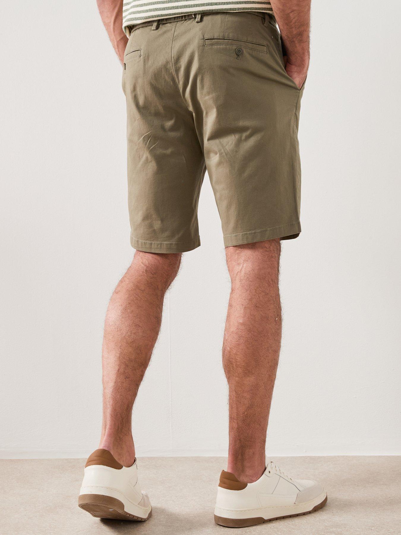 Image 2 of 5 of Mango Gracia Straight Cut Chino&nbsp;Shorts -&nbsp;Green