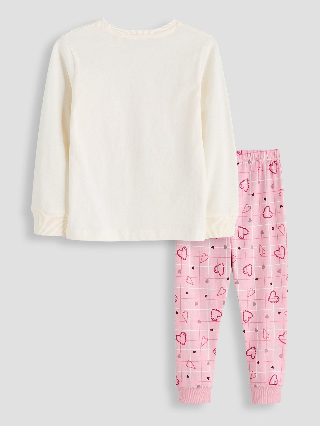 Image 2 of 5 of The Very Collection Girls More Amour Long Sleeve Pyjama