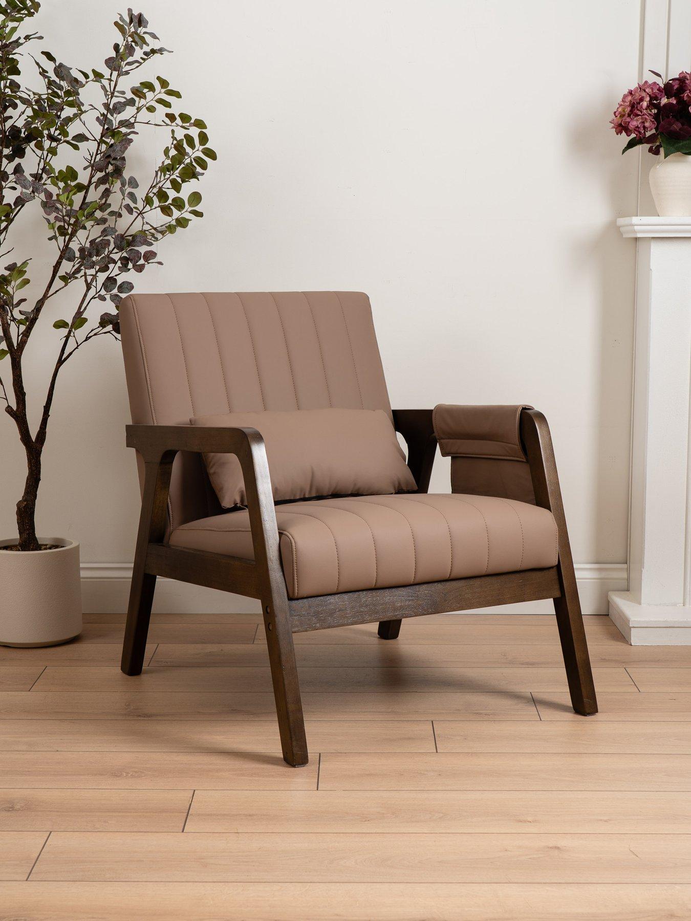 Scottish Everlastings Katie Faux Leather Accent Chair