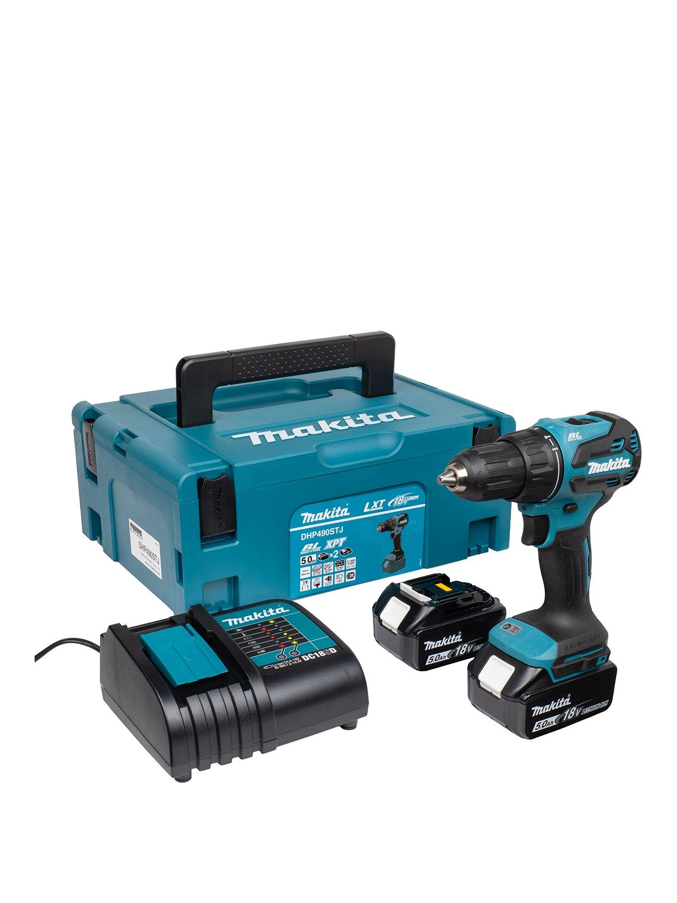 Image 1 of 5 of Makita 18V LXT BRUSHLESS COMBI 2 X 5AH
