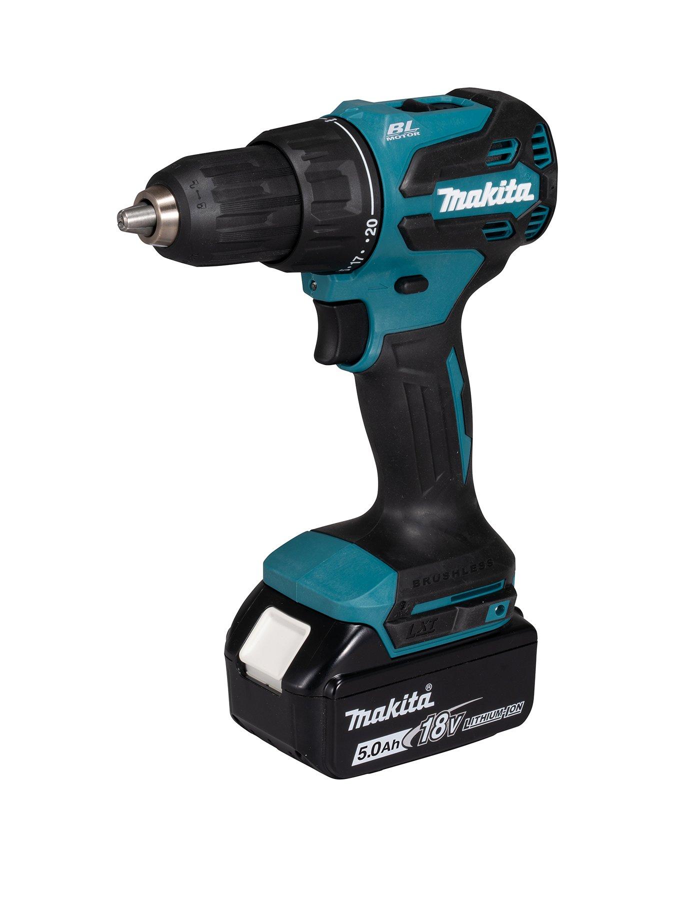  image of makita-18v-lxt-combi-sds-drill-2-x-5ah