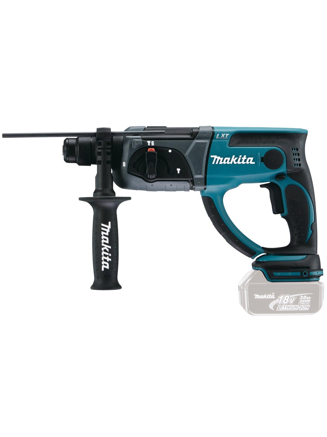  image of makita-18v-lxt-combi-sds-drill-2-x-5ah