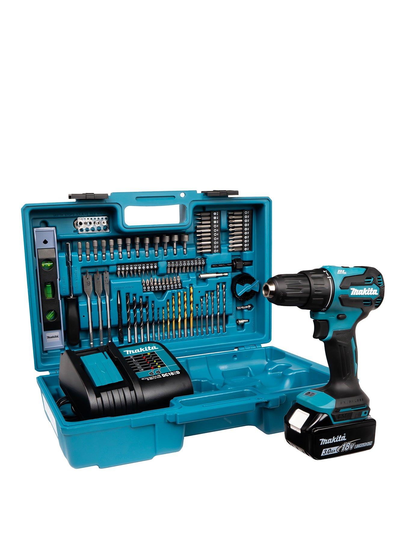 Makita 18V LXT BRUSHLESS COMBI & 101PC BIT SET