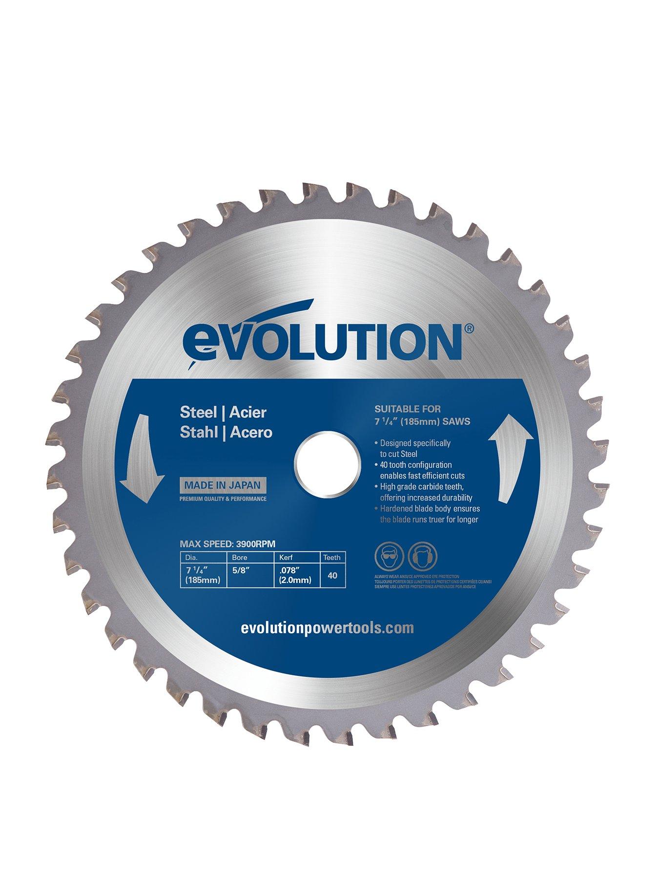 Image 1 of 7 of Evolution 185mm Mild Steel Circ Saw Blade