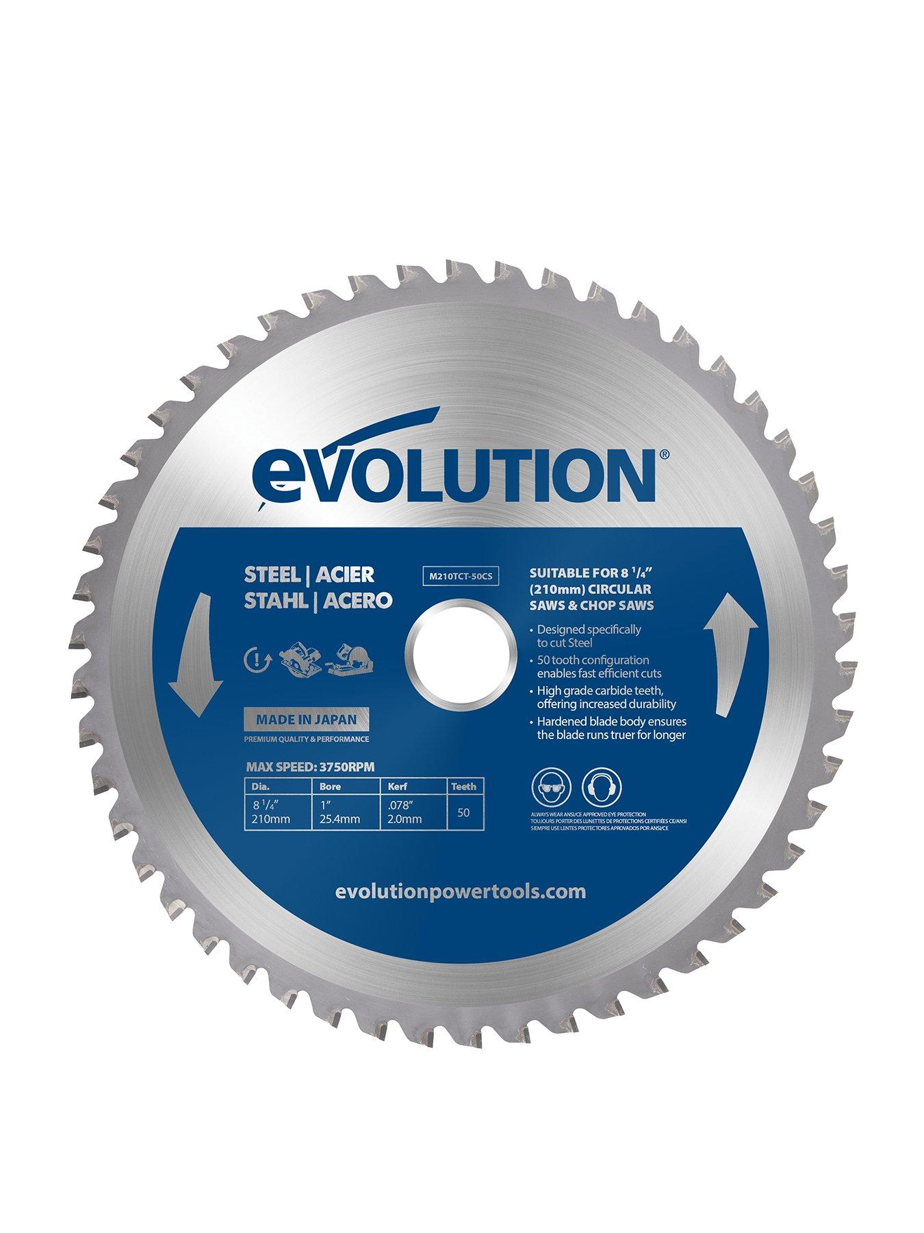 Image 1 of 7 of Evolution 210mm Mild Steel Mitre Saw Blade