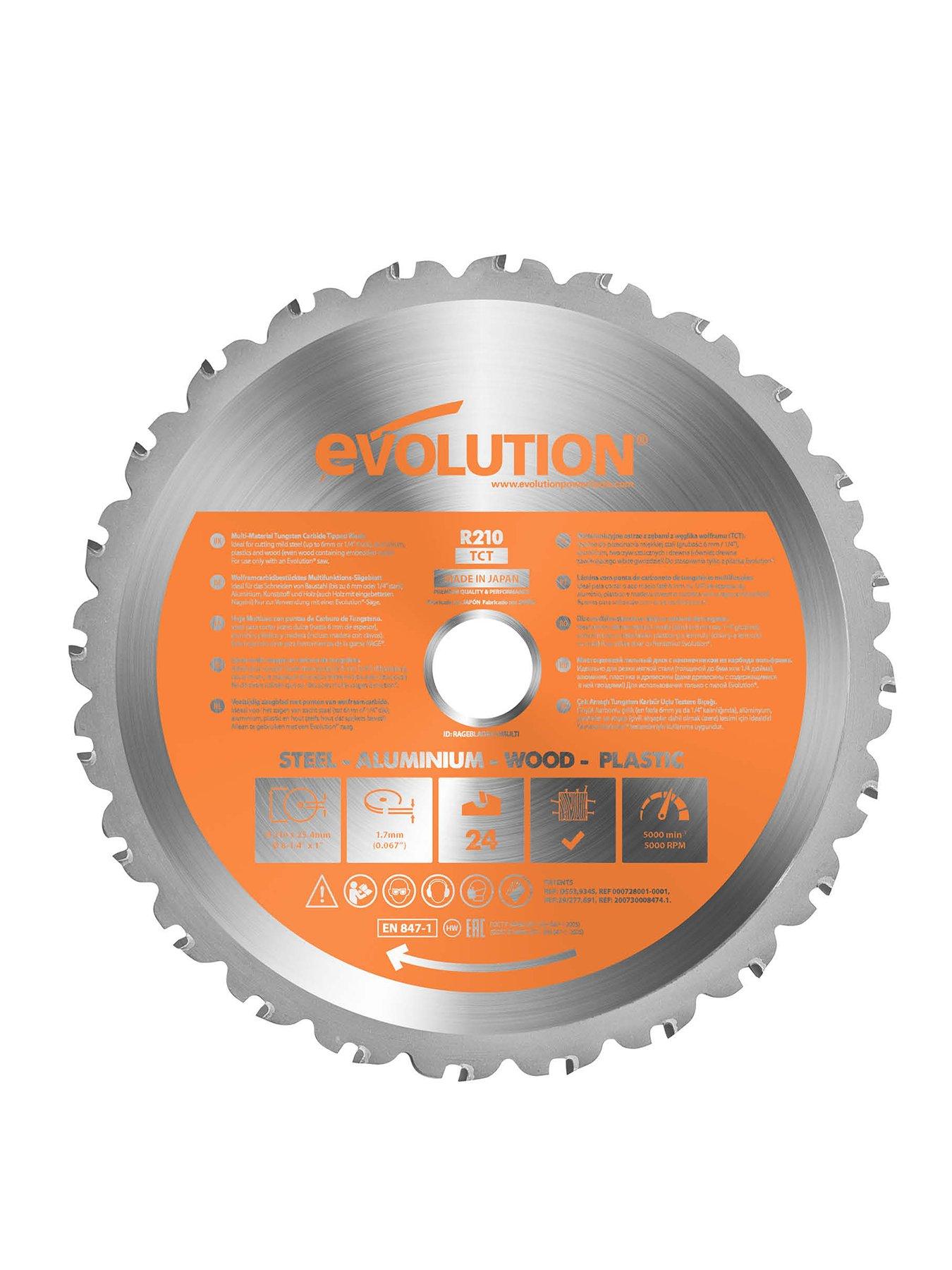 Image 1 of 7 of Evolution 210mm Multi Material Mitre Saw Blade
